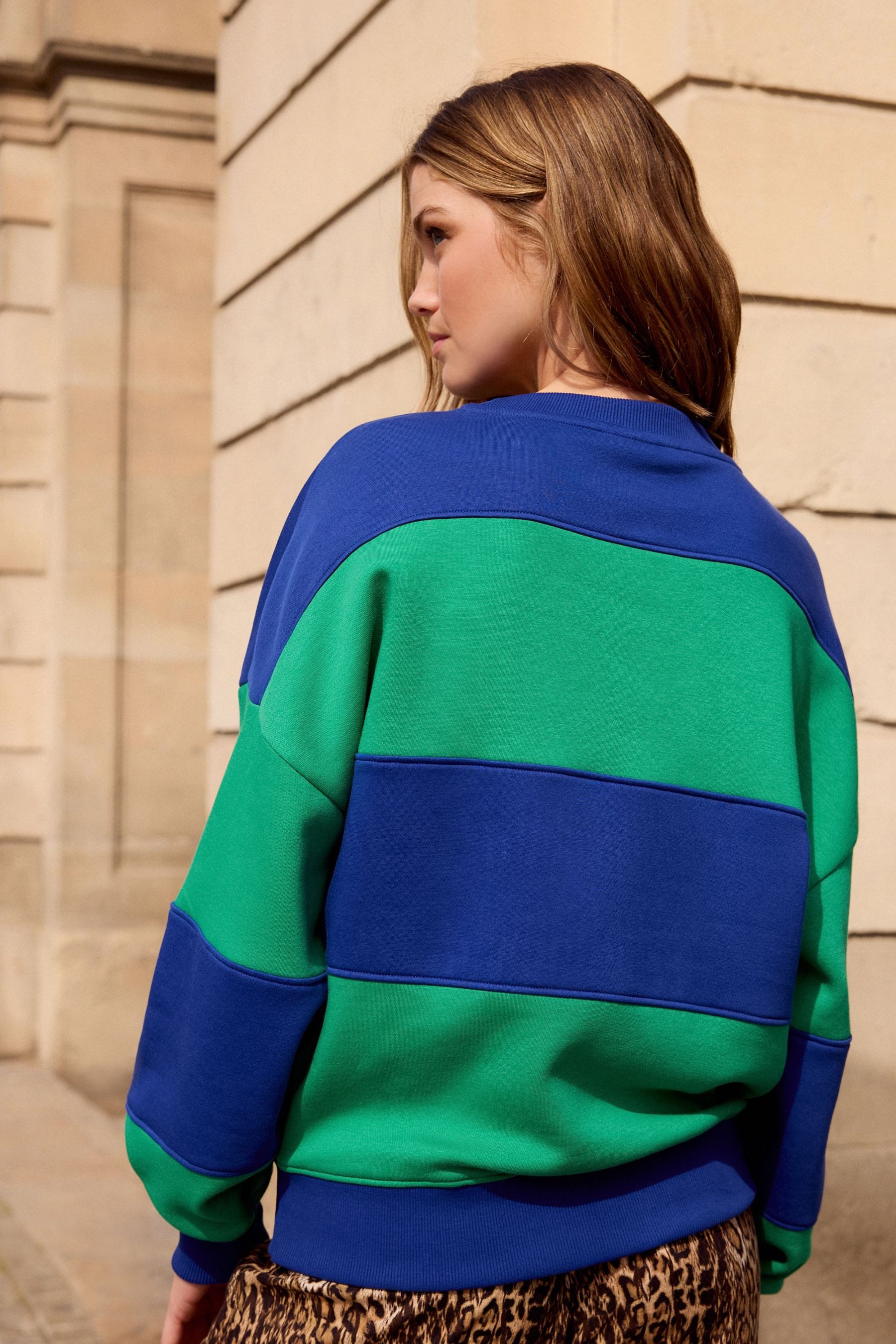 Next Sweatshirt Schweres Relaxed Fit Sweatshirt günstig online kaufen