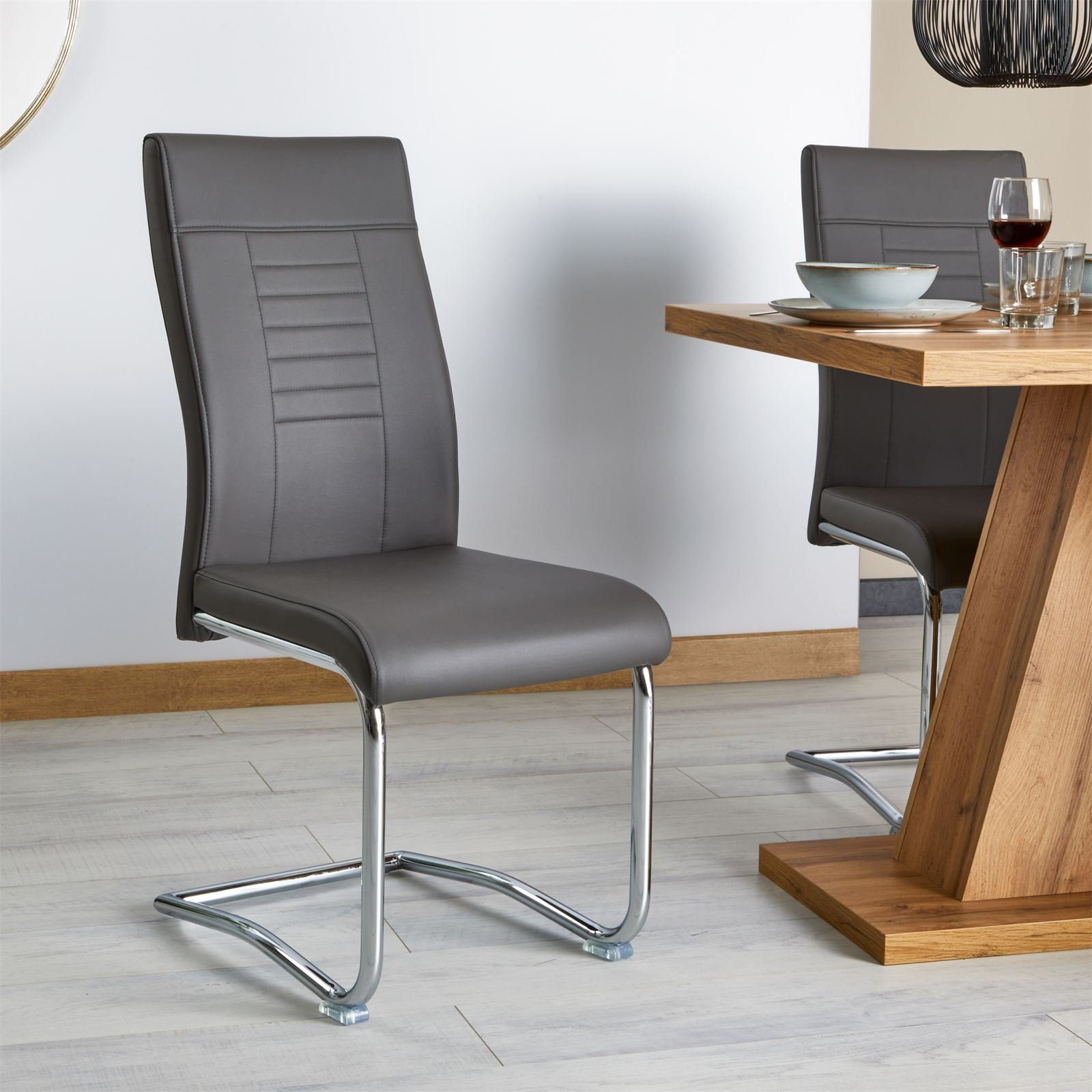 CARO-Möbel Esszimmerstuhl LOANO (4 St), Küchenstuhl Schwingstuhl 4er Set, M günstig online kaufen