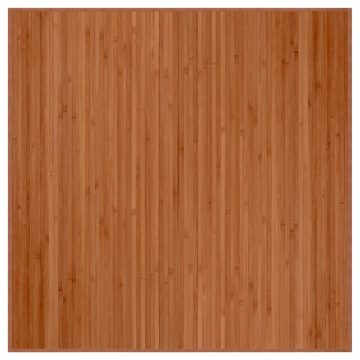 Teppich Teppich Quadratisch Braun 100x100 cm Bambus, vidaXL, Quadrat