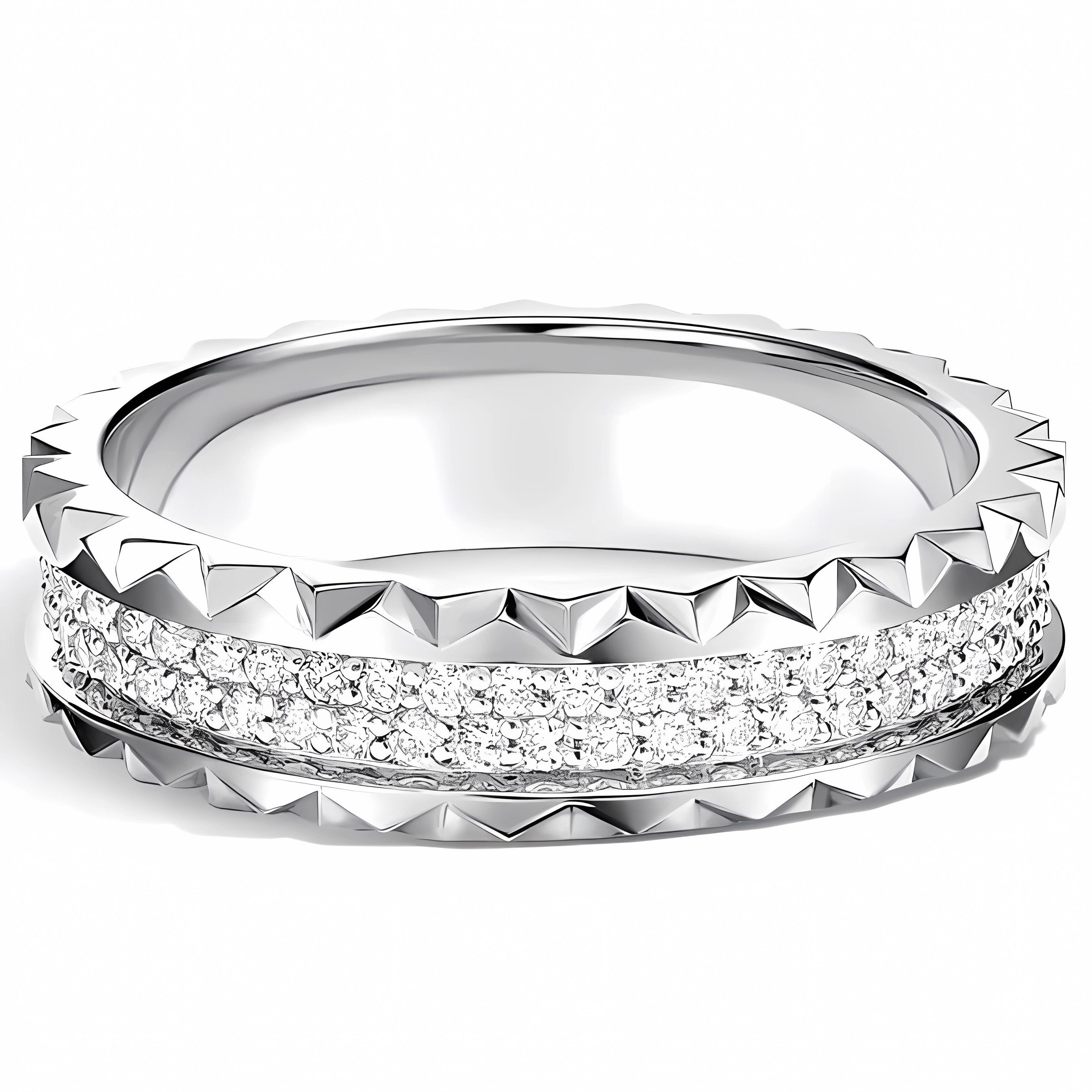 Jumpeak Diamantring Goldring Damen 585 Echtgold,Diamant Ring,Eternity Ring,Labordiamant, Diamond,Geschenk zum Hochzeitstag Frau,Wedding Ring,Engagement Ring