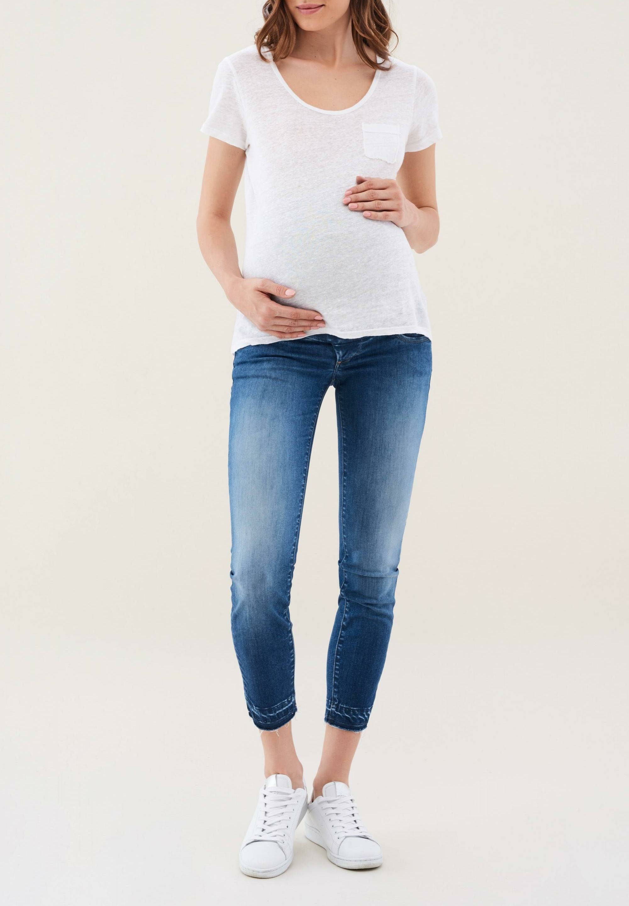 Salsa 3/4Jeans Hope Maternity, cropped, uni, denim