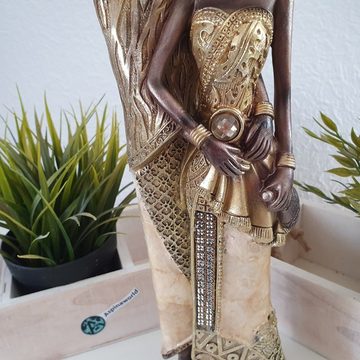 Aspinaworld Dekofigur Afrikanische Dekofigur verliebtes Paar 36 cm