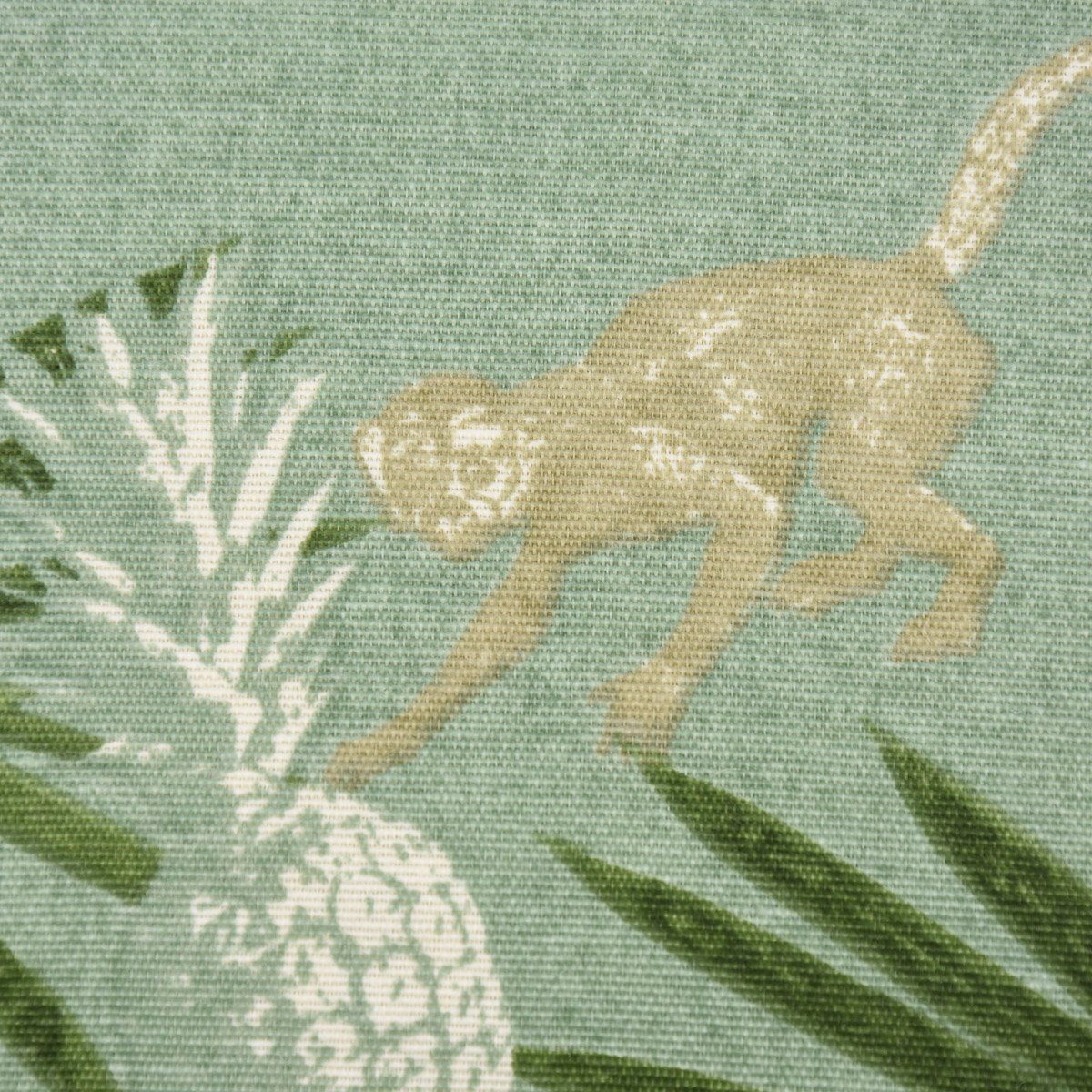 LEBEN. Dekokissen Palmenblatt LEBEN. Ananas SCHÖNER Affe SCHÖNER grün Kissenhülle 30x50cm
