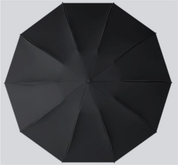 HAMÖWO Taschenregenschirm Taschenschirm mit LED-Licht, Automatikschirm, Sonnenschirm