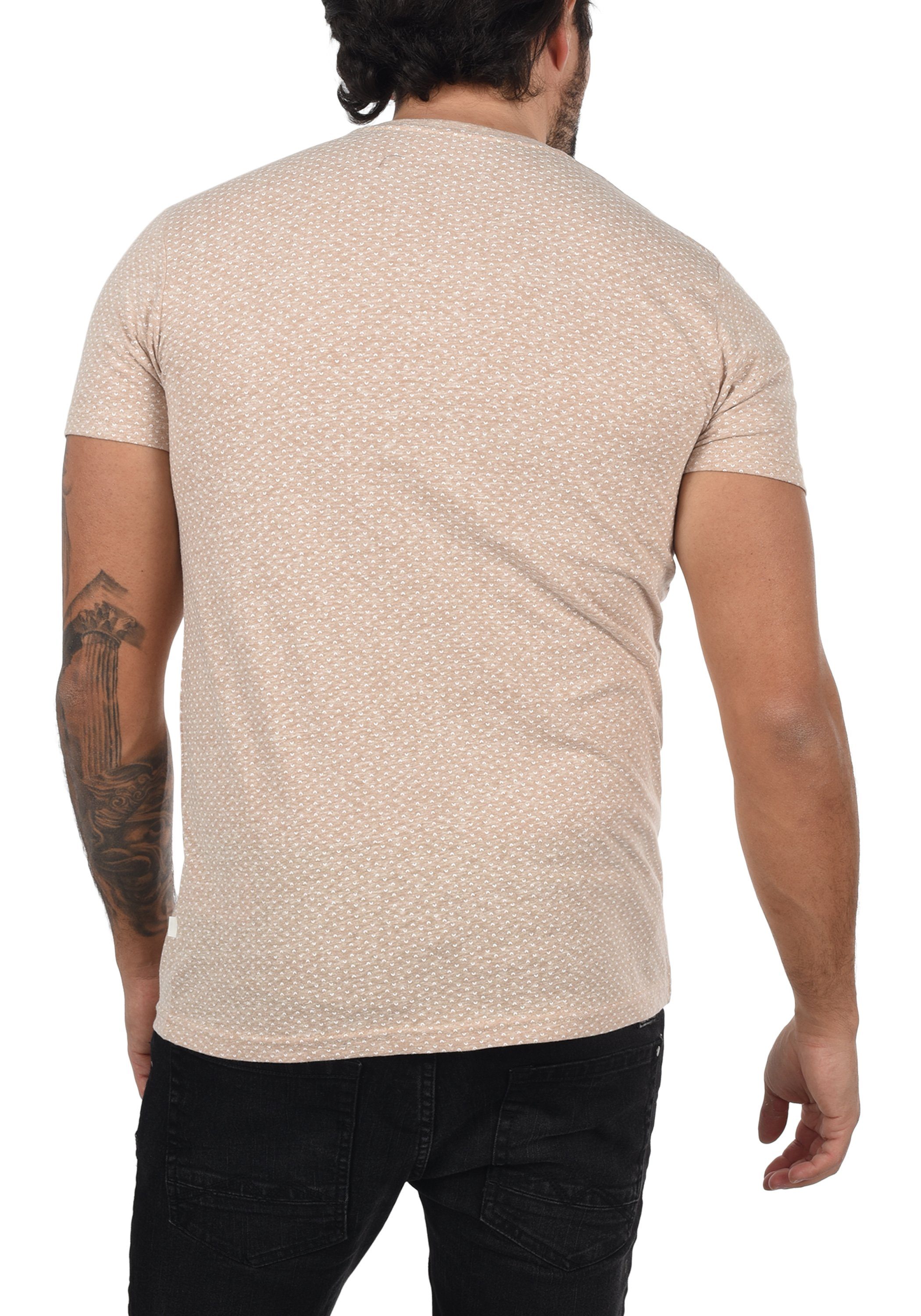 (7901661) Whey & !Solid T-Shirt Curds SDAlarico Melange Rundhalsshirt