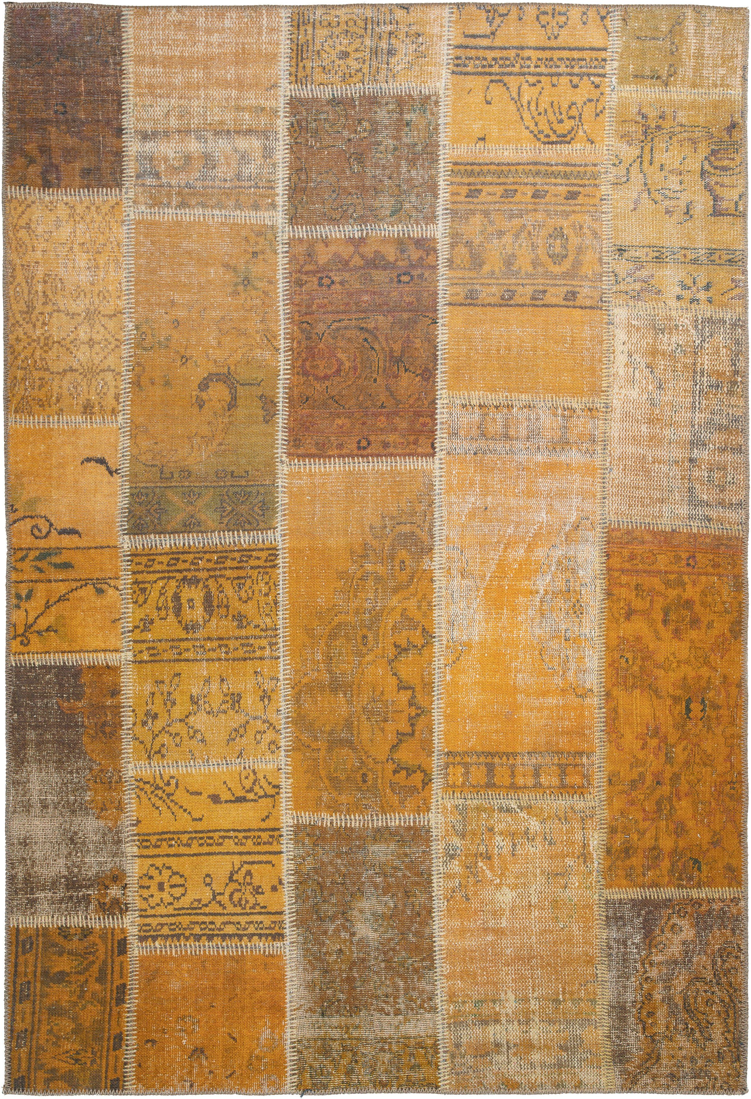 me gusta Teppich Faye 525, rechteckig, Höhe: 6 mm, Flachgewebe, gedrucktes Motiv, Wohnzimmer, Esszimmer
