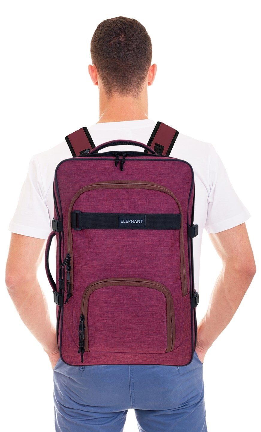 ELEPHANT Reiserucksack Fly Travel Rucksack Handgepäck, Kabinengepäck Handgepäckrucksack Daypack groß