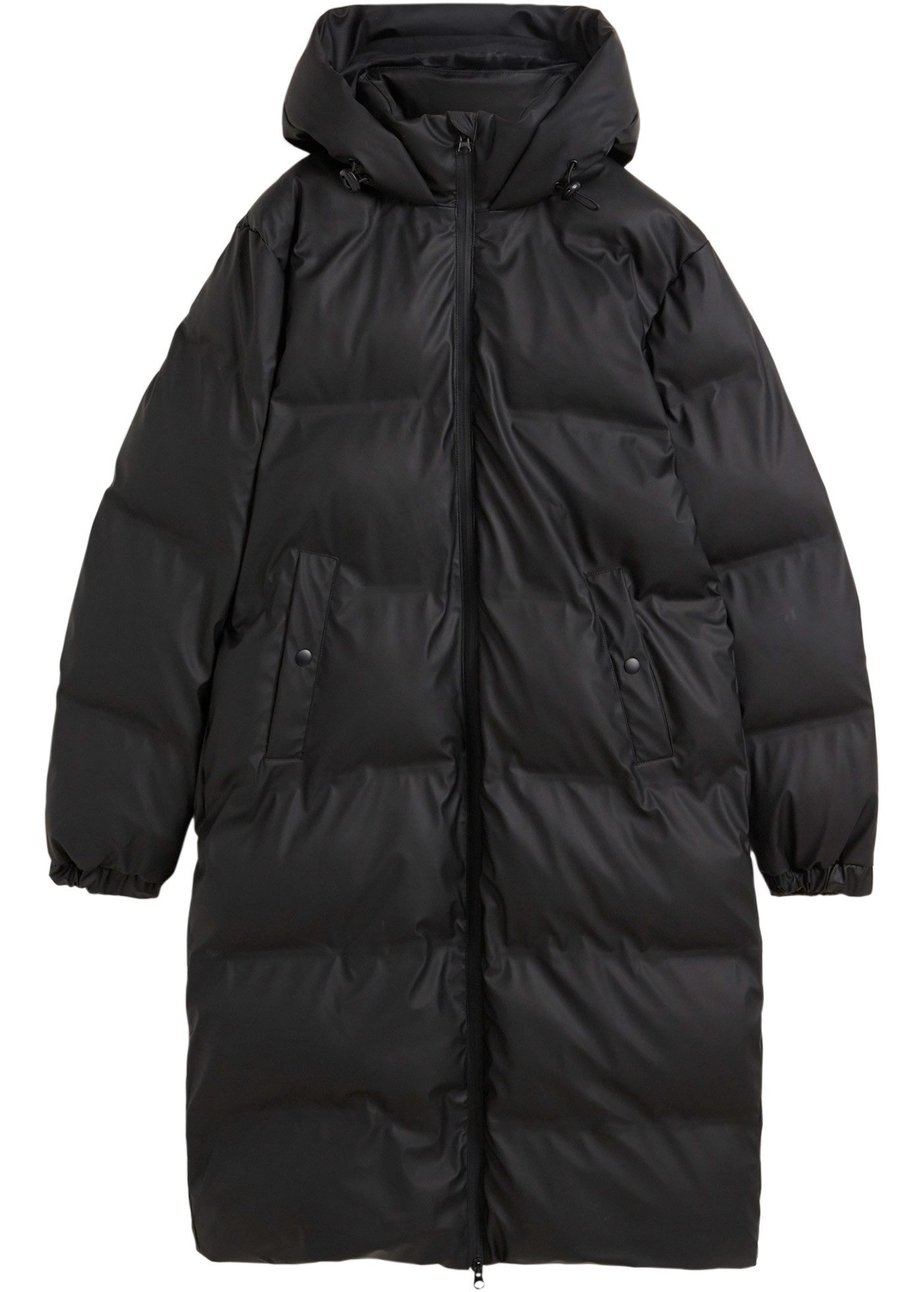 bonprix Regenmantel mit 2-Wege-Reißverschluss, Oversize-Passform, mit Stehkragen