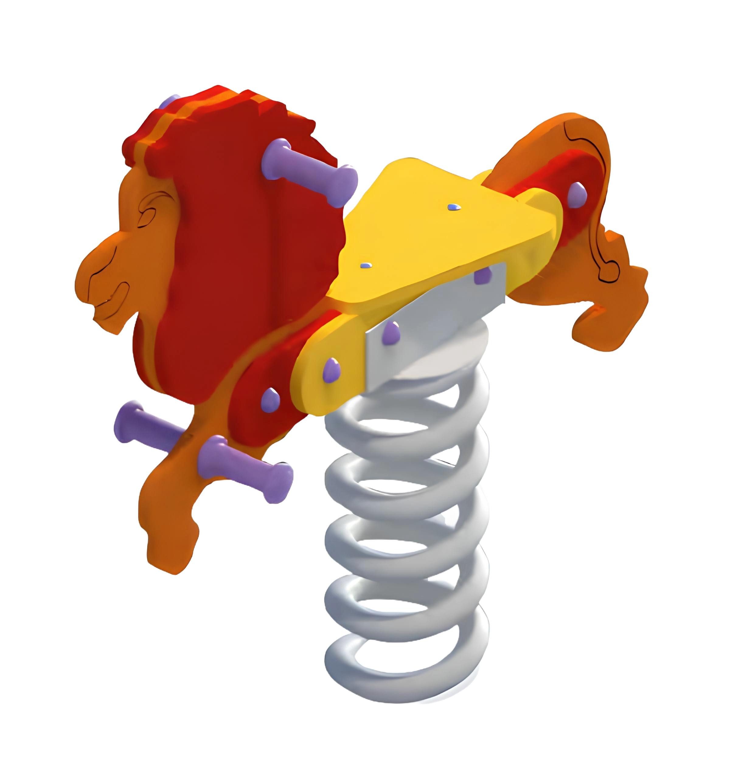 Xlmoebel Federwippe Löwen-Schaukelwippe für Kinder aus robustem Material (Federwippe) Hergestellt in Europa