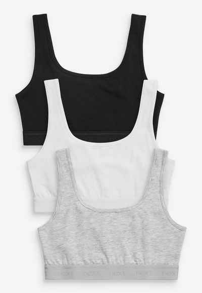 Next Crop-Top Kurztops im 3er-Pack (3-tlg)