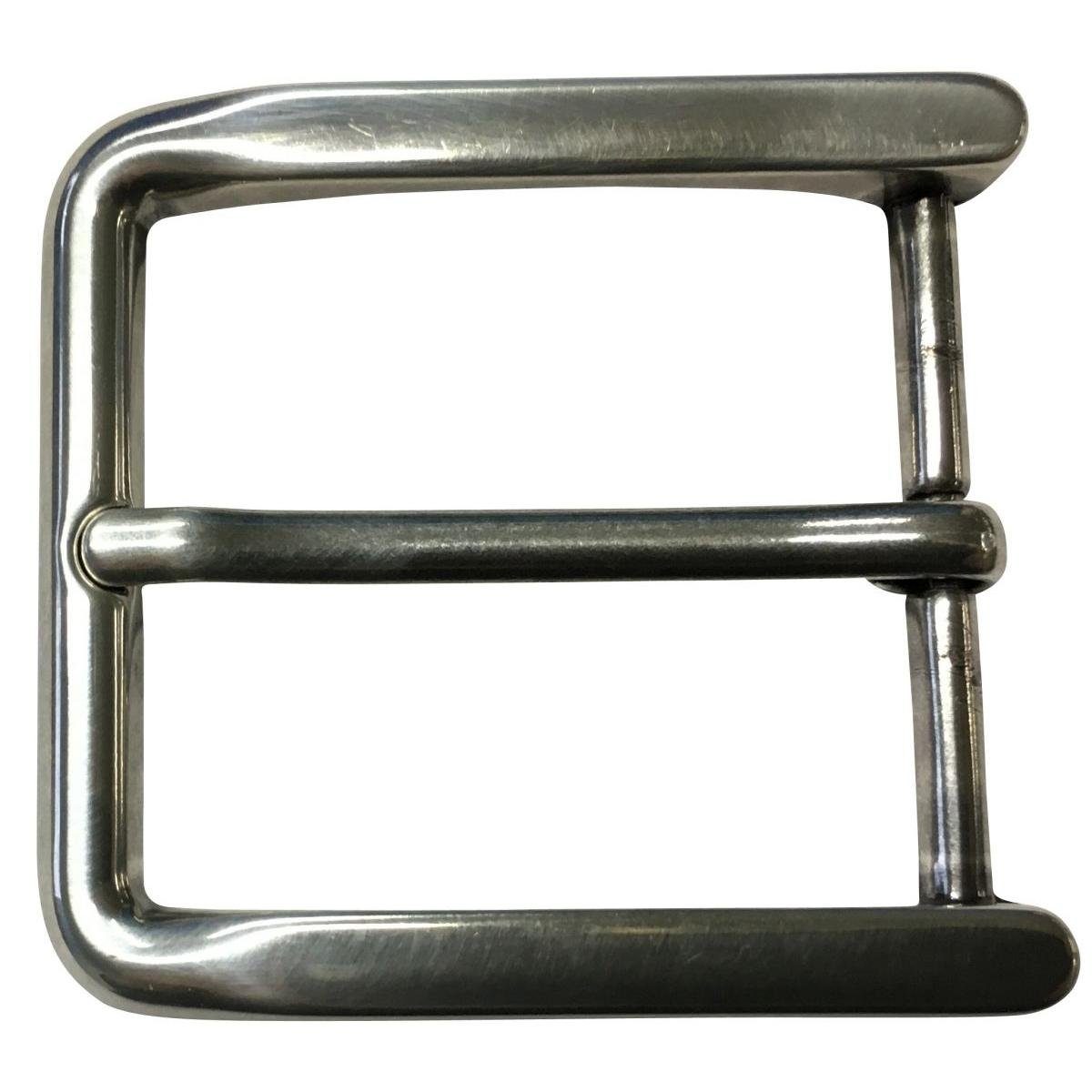 Gürtelschnalle Round 4,0 cm - Gürtelschließe 40mm - Dorn-Schließe - Gürtel bis 4cm