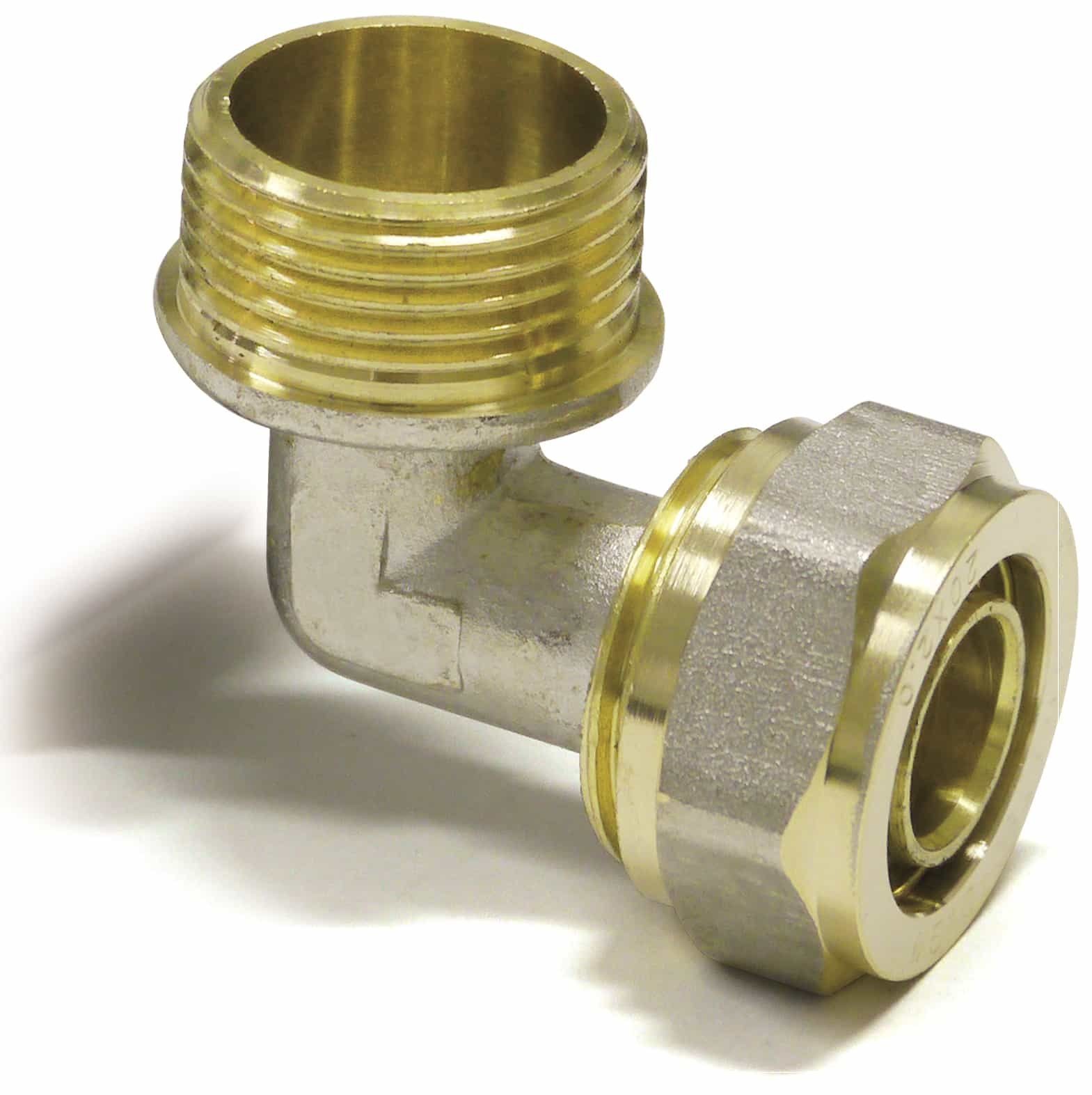PipeTec Deutschland Gewindefitting, Pipetec Schraubfitting-Übergangswinkel mit Außengewinde