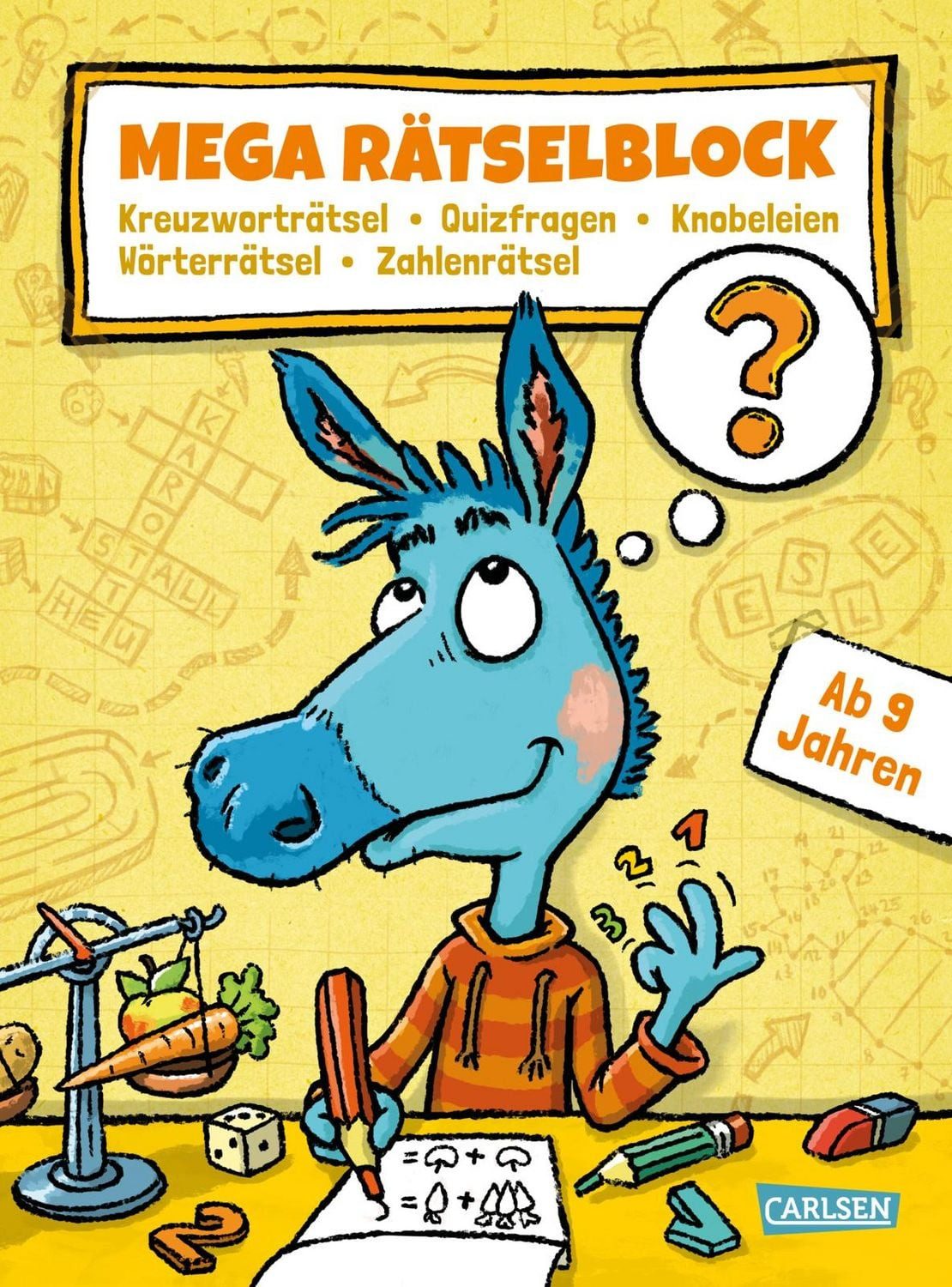 Mega Rätselblock – Kreuzworträtsel, Quizfragen, Knobeleien, Wörterräts / Lucia Fischer