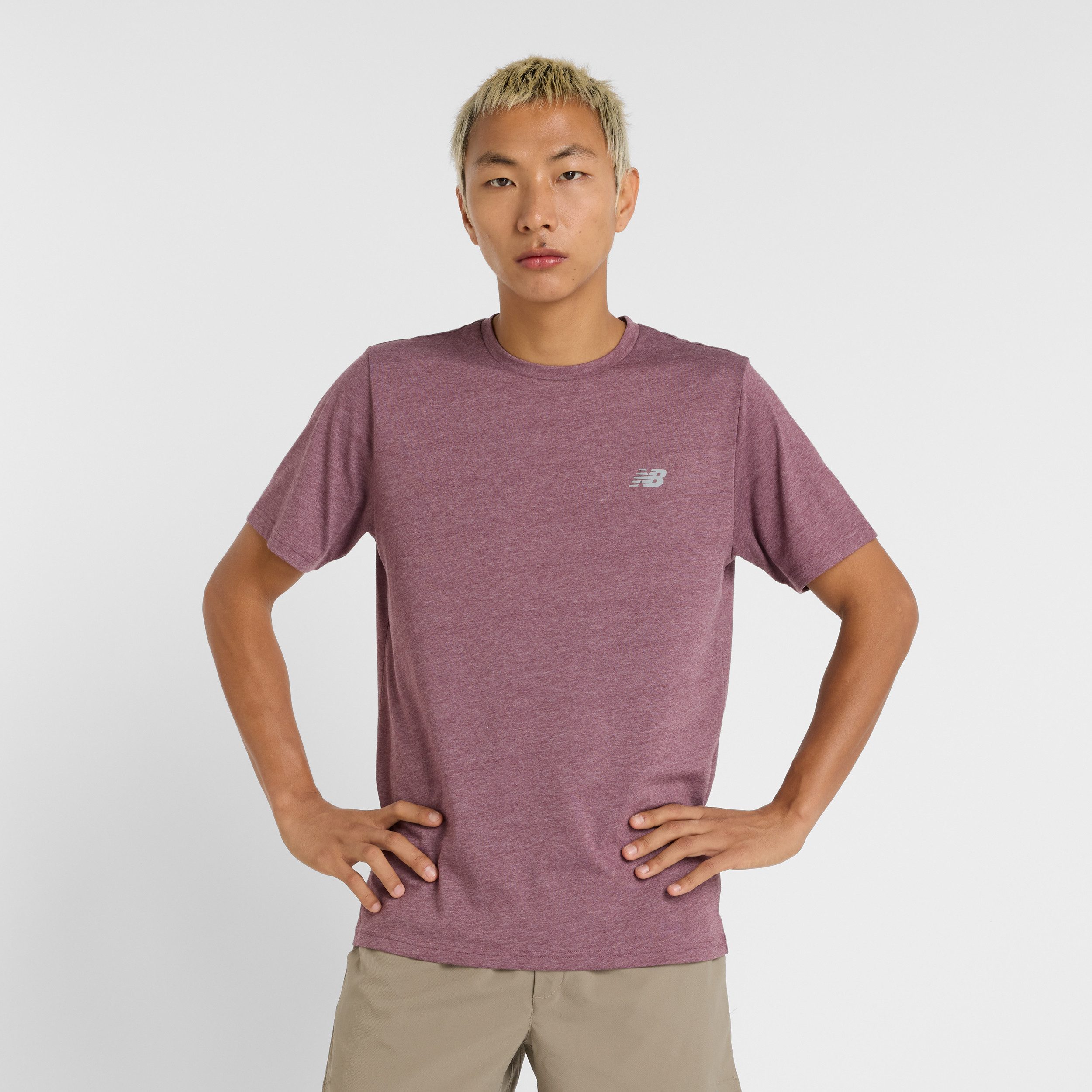 New Balance T-Shirt Sport Essentials Heathertech günstig online kaufen