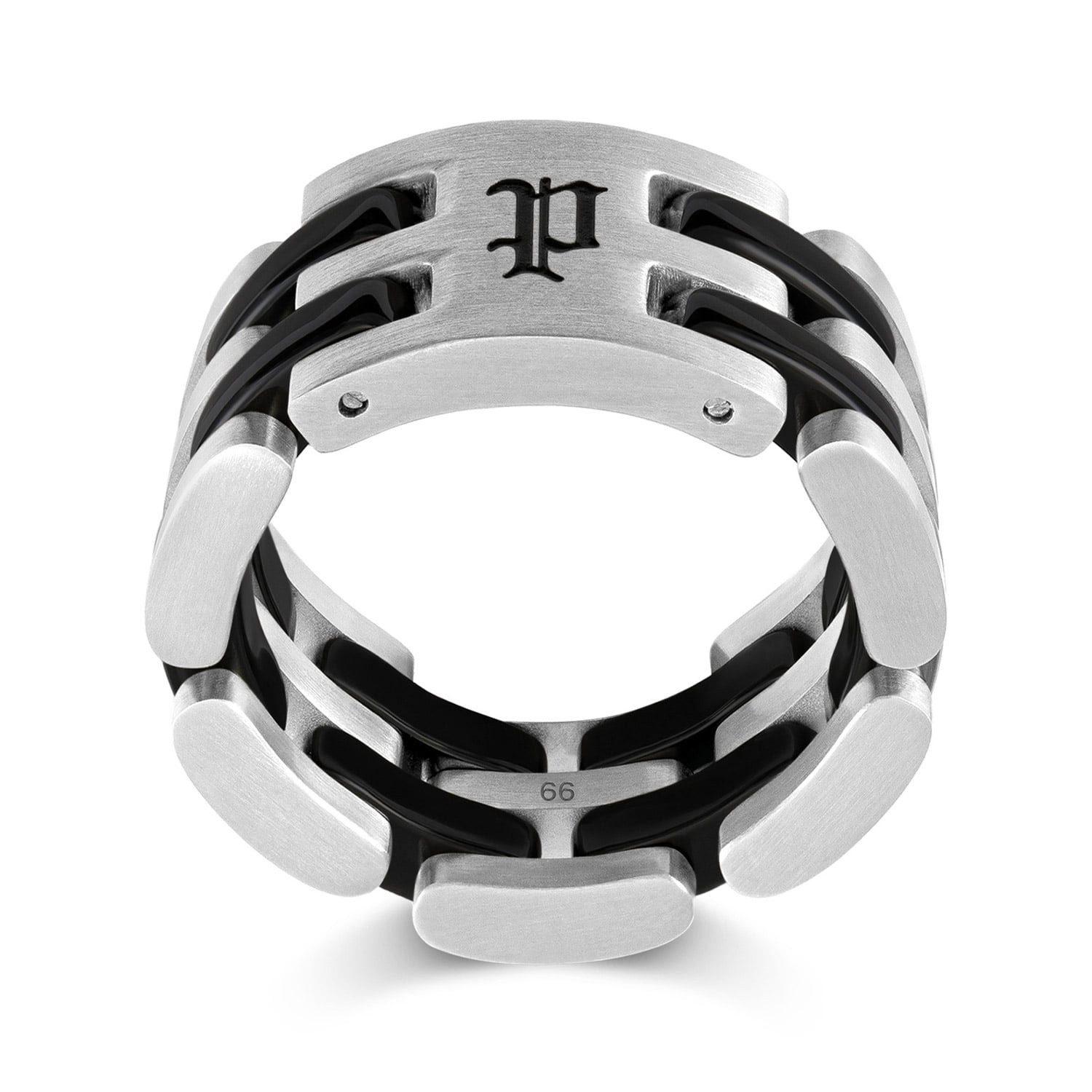 Police Fingerring HerrenCeramica I