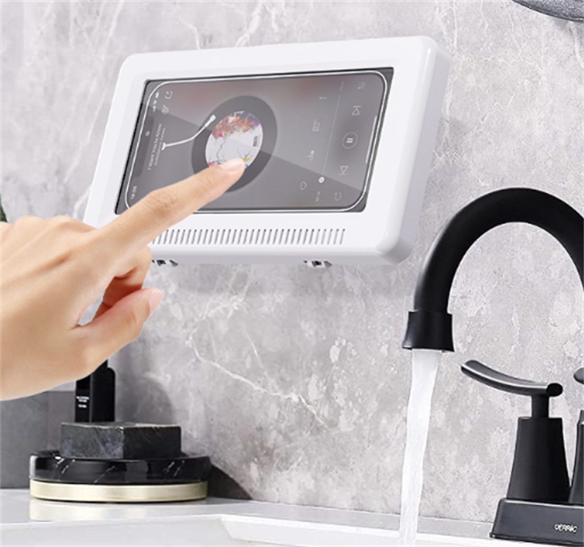 Suzakuin Multifunktionale klappbare magnetische Handyhalterung Wand  Handy-Halterung
