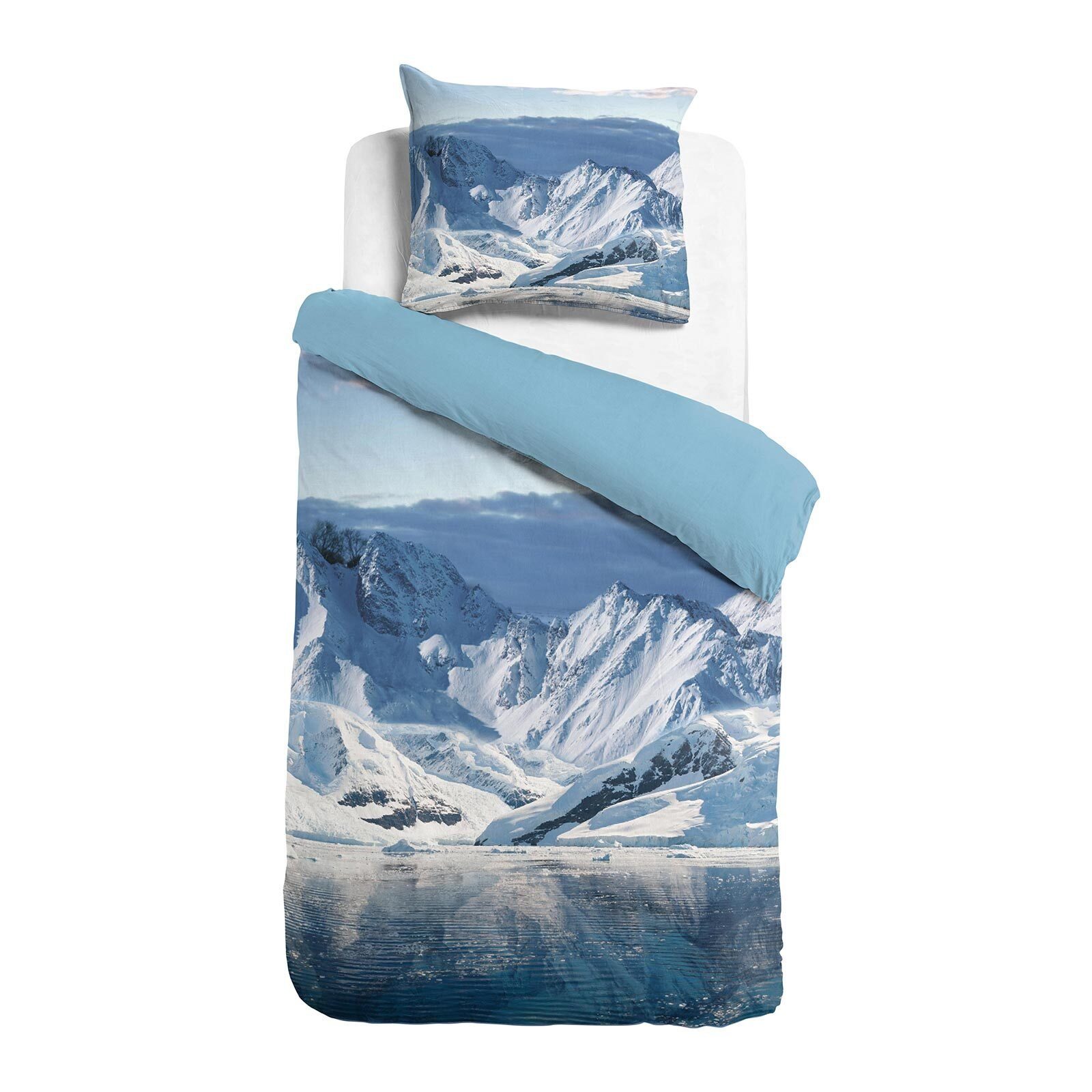 TRAUMSCHLAF Bettwäsche Berge, Mako Satin, 2 günstig online kaufen