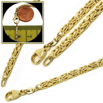 G & J Collier Königskette 333/8K oder 585/14K Gold 1,8mm 45-60cm Damen Halskette, Made in Germany