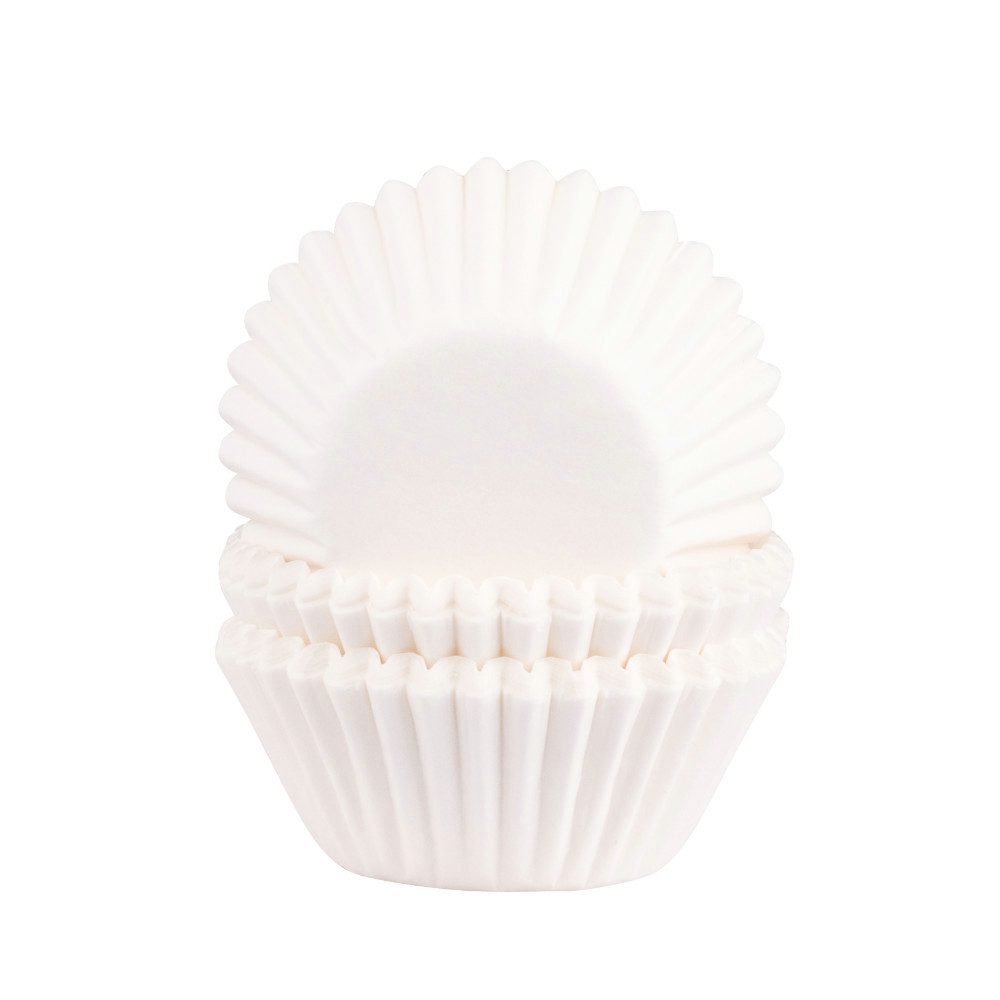 Demmler Pralinenform Pralinenförmchen in Weiß - 200 Stk., zum Backen von leckeren Pralinen, Muffins und mehr - Made in Germany