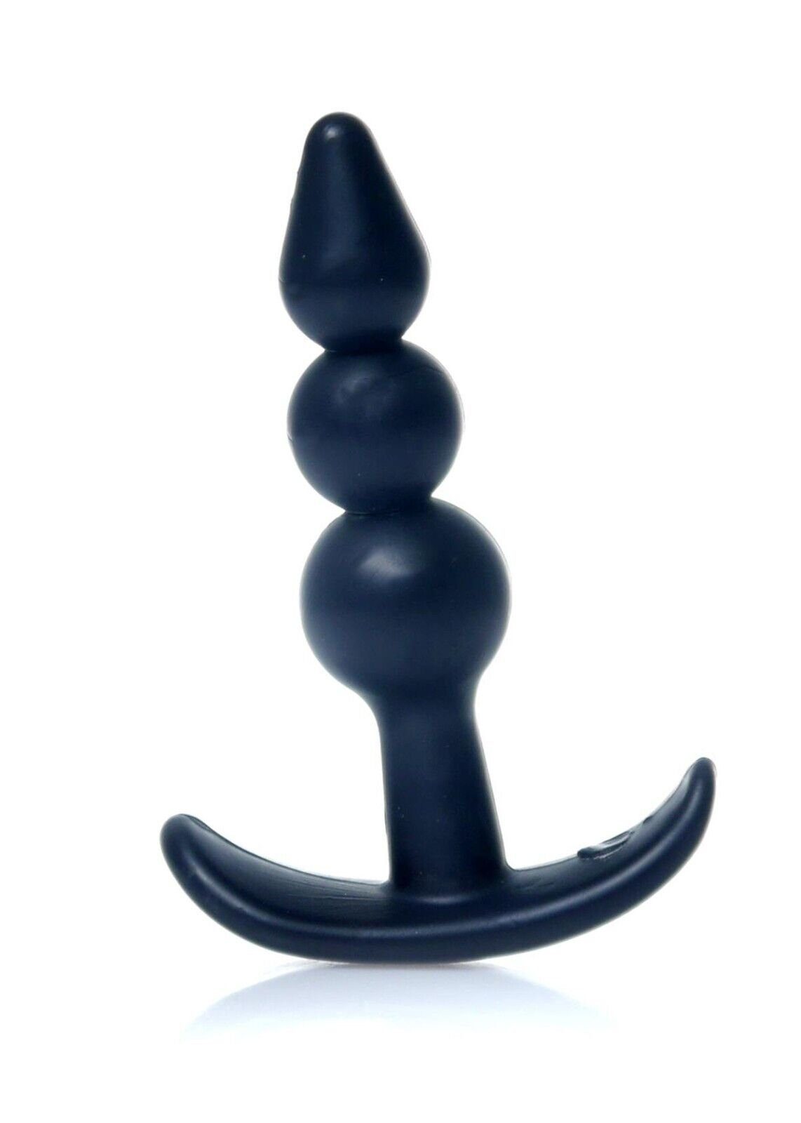 denu-shop Analplug Analplug gerippt 9,5cm Lang Anal Stöpsel T-Plug Sexspielzeug