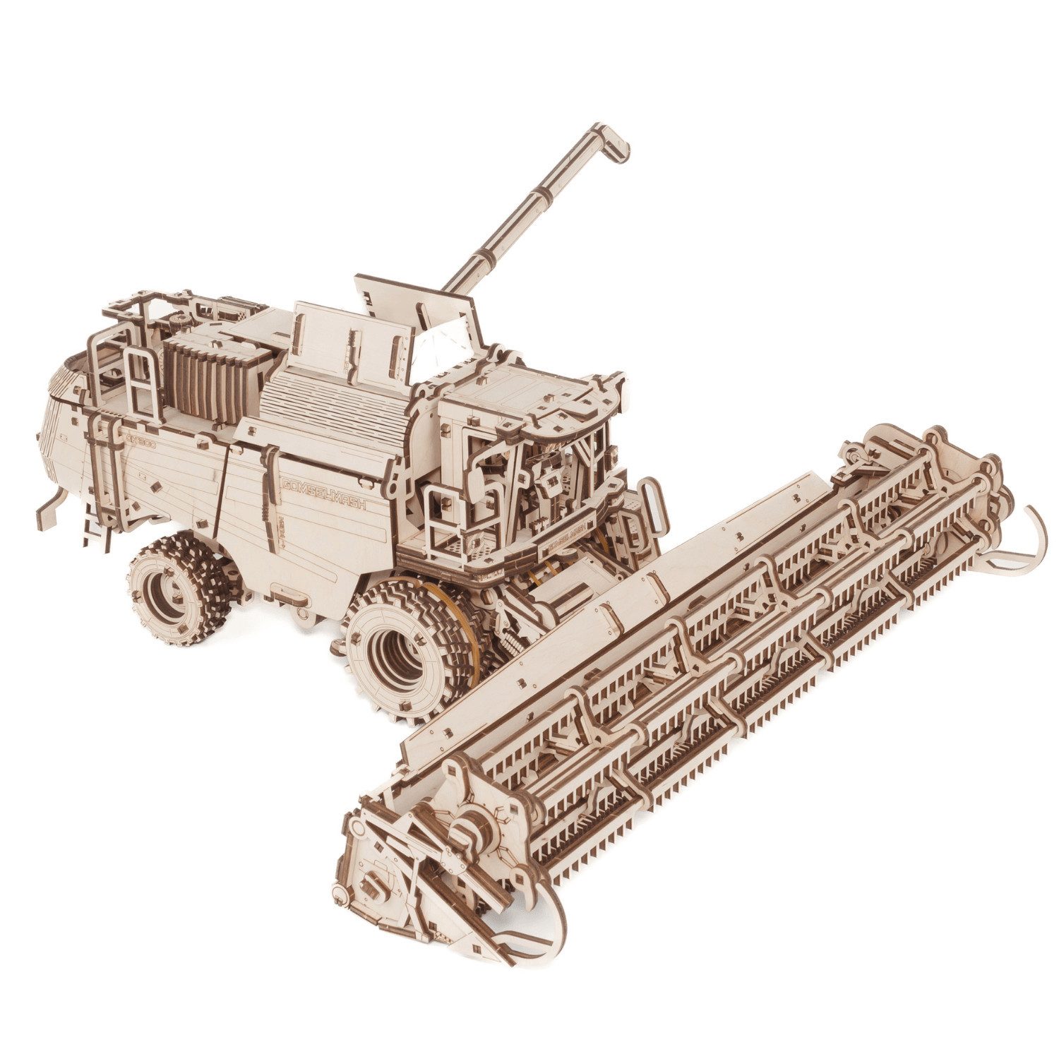 Eco Wood Art Modellbausatz Eco-Wood-Art Mähdrescher mit Schneidbalken Mecha günstig online kaufen