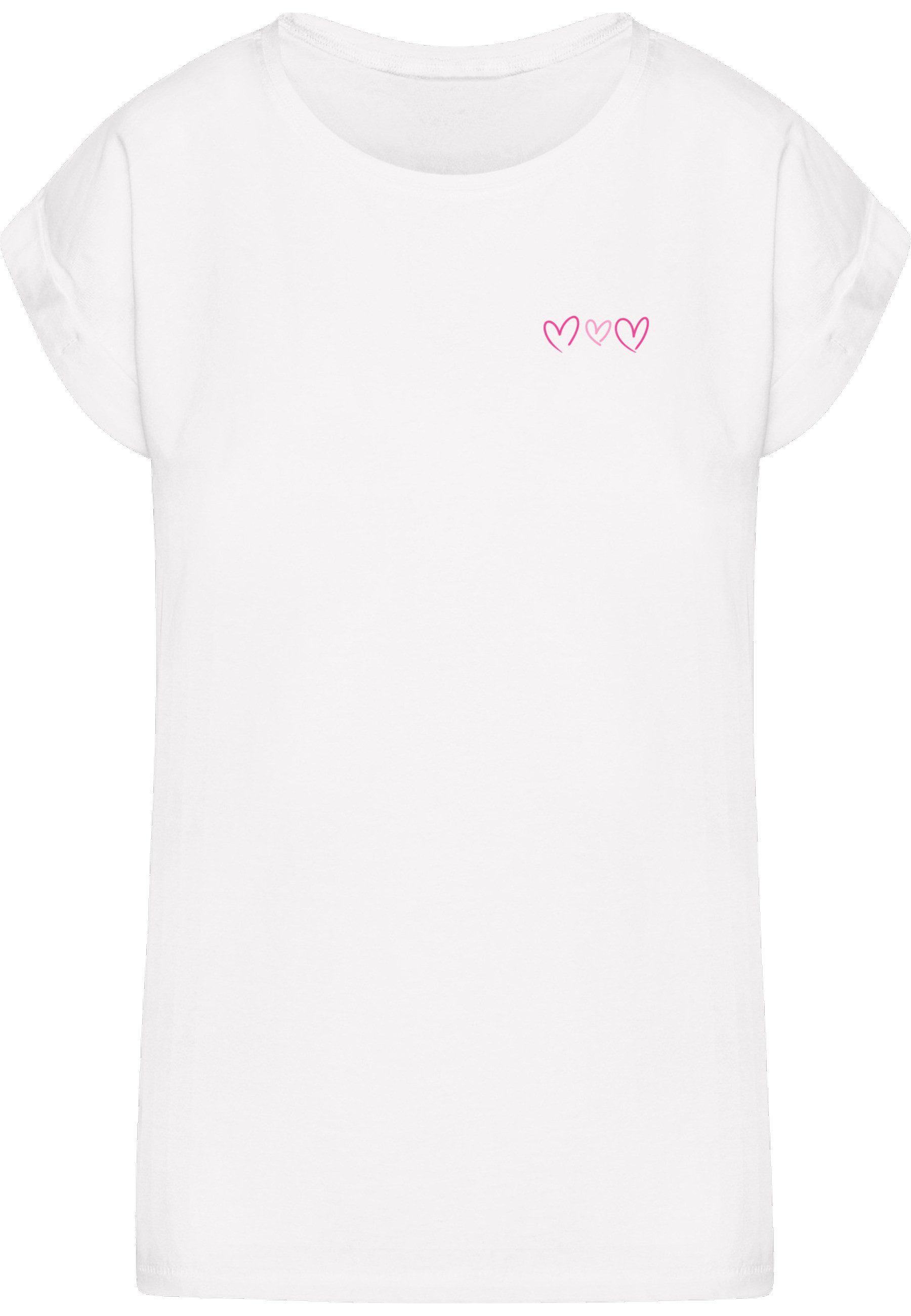 T-Shirt Miss Tee Always Trust Your Heart Ladies Extended Shoulder Tee