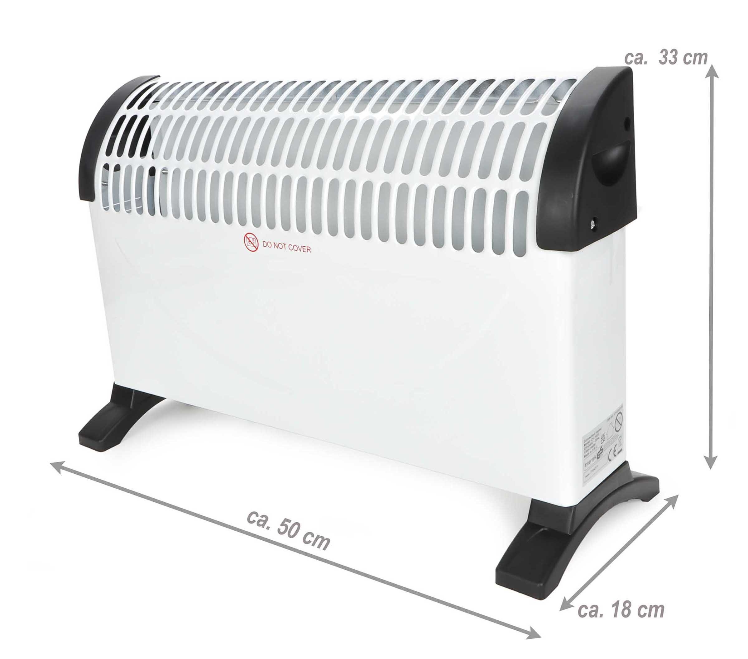 Alpina Konvektor Elektroheizung, 1500 W, Konvektorheizung, Heizgerät Elektrische Heizung