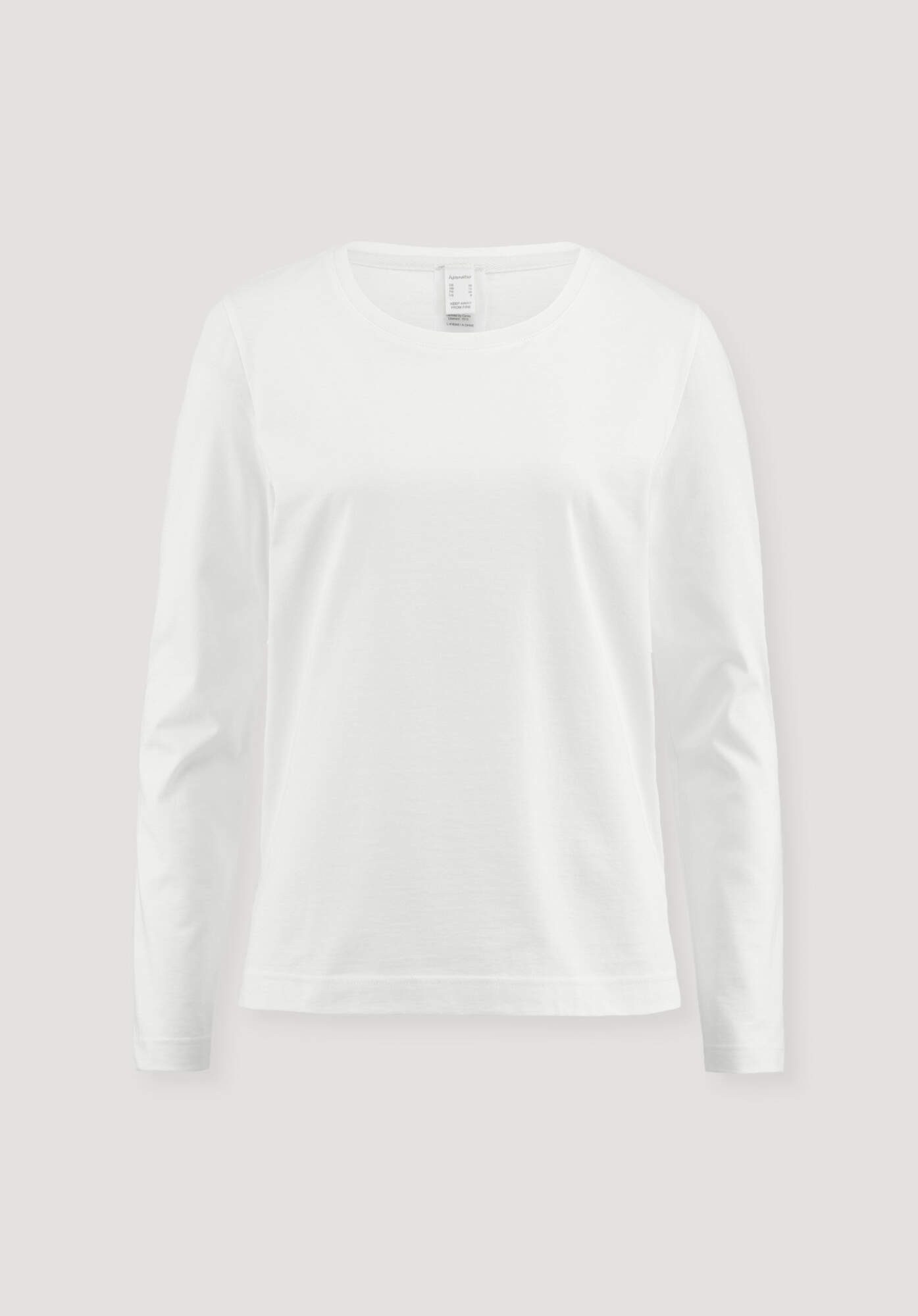 Hessnatur Pyjamaoberteil Langarm Regular aus reiner Bio-Baumwolle (1-tlg)