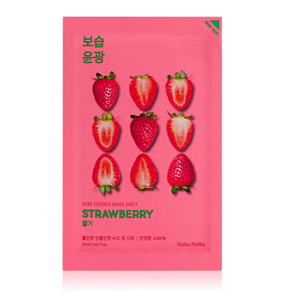 Holika Holika Gesichtsmaske Holika Holika, Pure Essence Mask Sheet - Strawberry - 20 ml