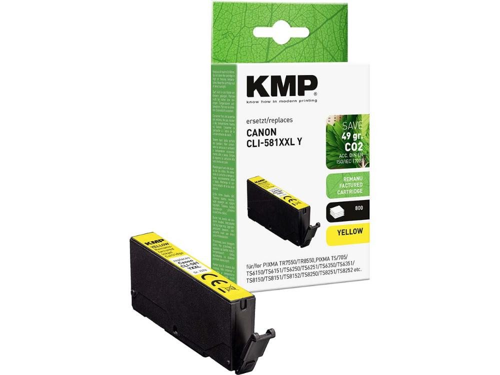 KMP KMP Tintenpatrone ersetzt Canon CLI-581Y XXL gelb Tintenpatrone