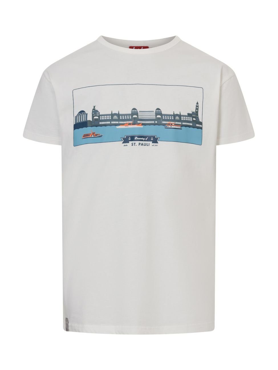 Derbe Print-Shirt Landungsbrücken (1-tlg)