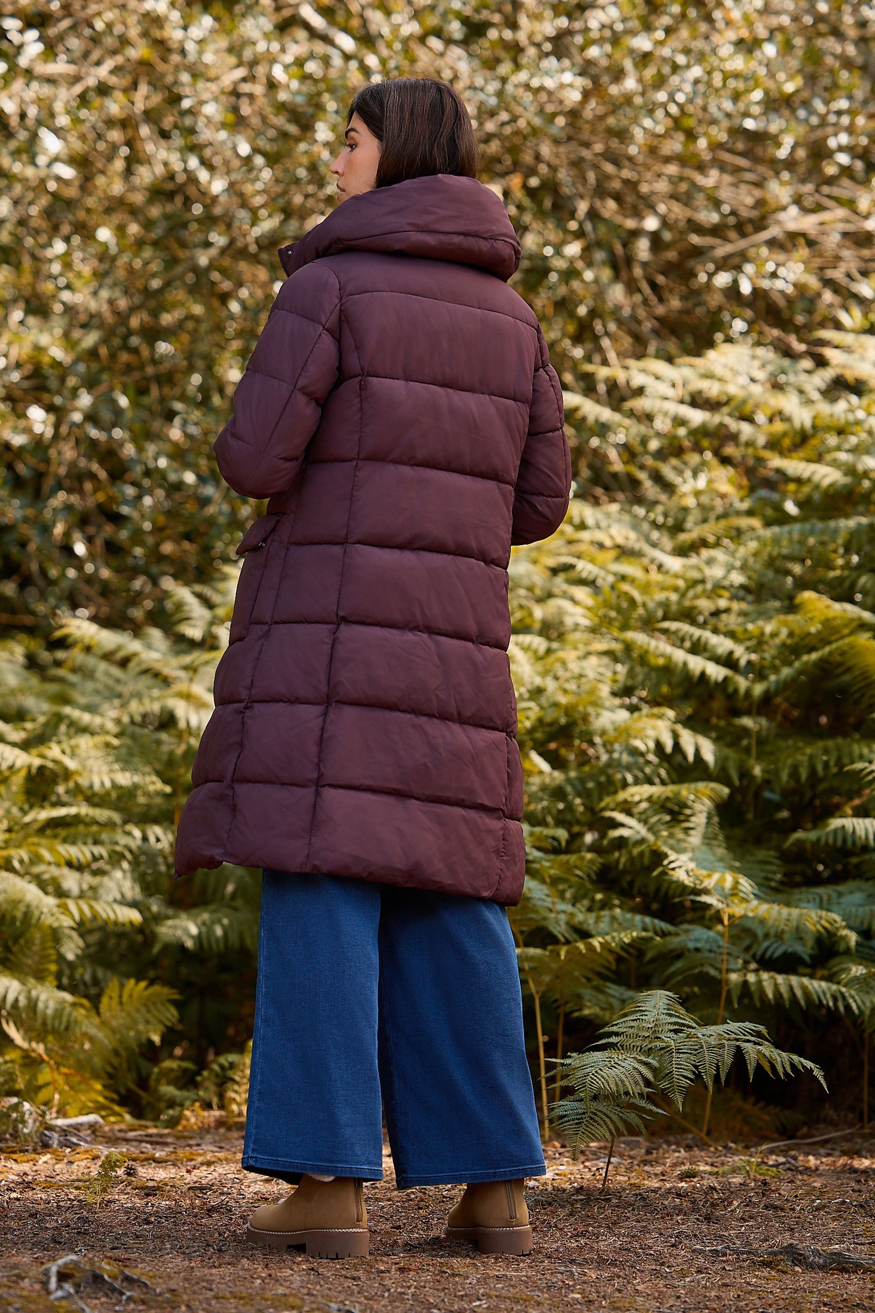 Next Steppmantel Wasserdichter, wattierter Kapuzenmantel, Kurzgröße günstig online kaufen