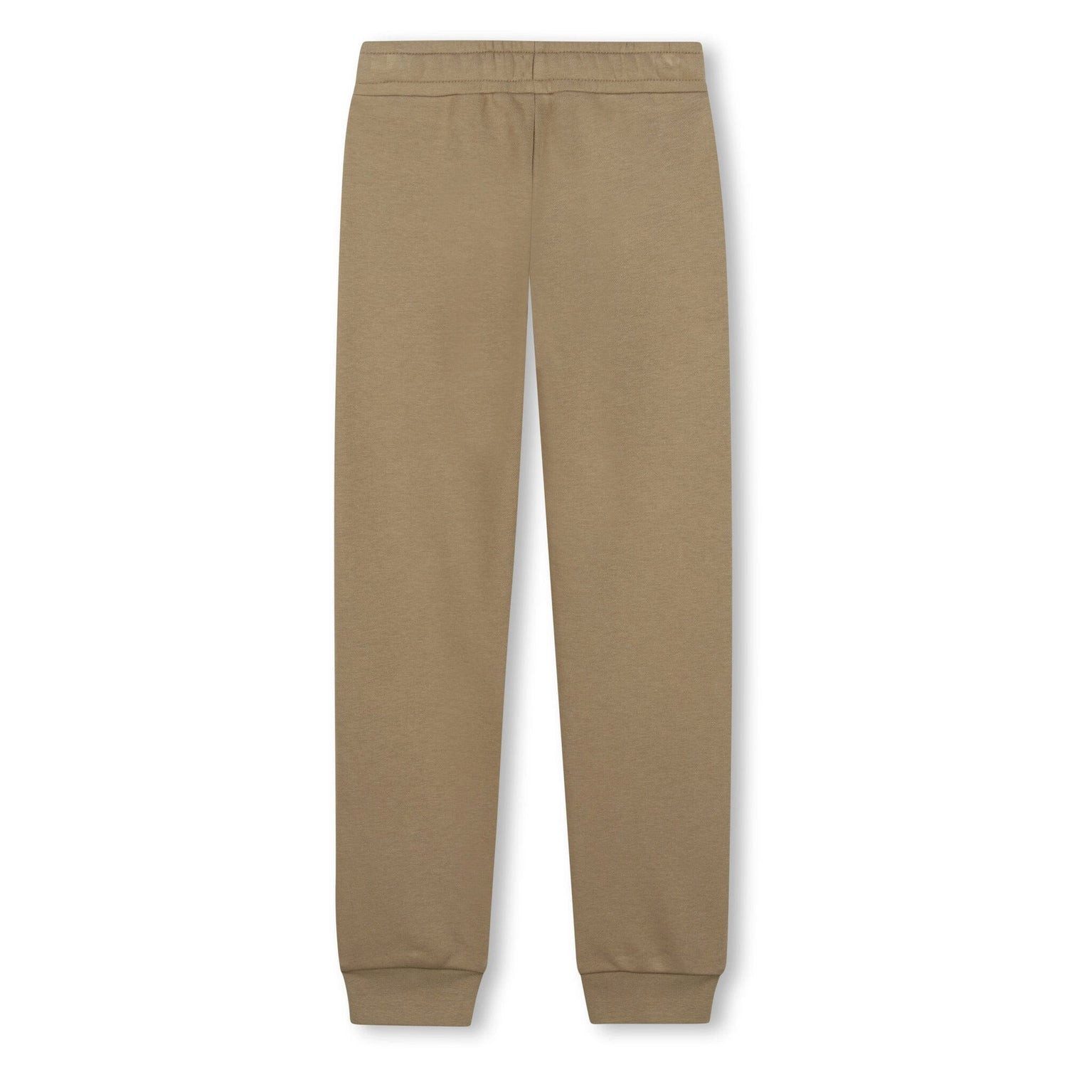 BOSS Jogginghose BOSS Kidswear Jogginghose mit Logo-Patch – Dunkelbeige