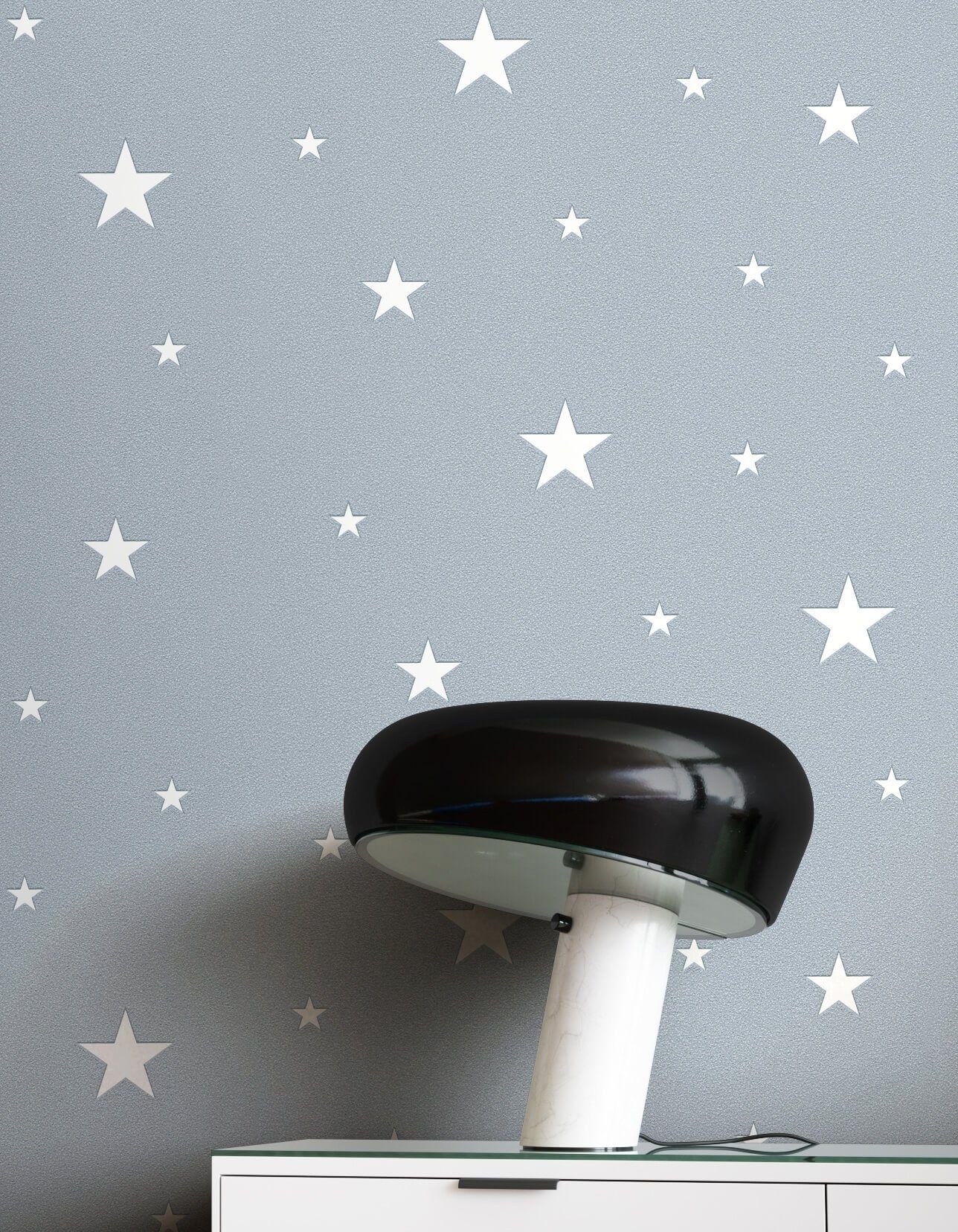 Newroom Vliestapete Philippe Tapete Kinderzimmertapete Fluoreszierend,Stern günstig online kaufen