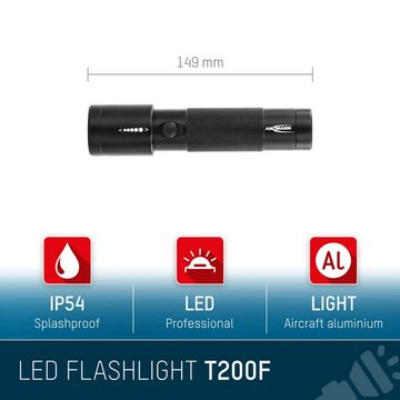 ANSMANN AG LED Taschenlampe LED-Taschenlampe für den Haushalt - 3W LED, Fokussierbar, Kompakt