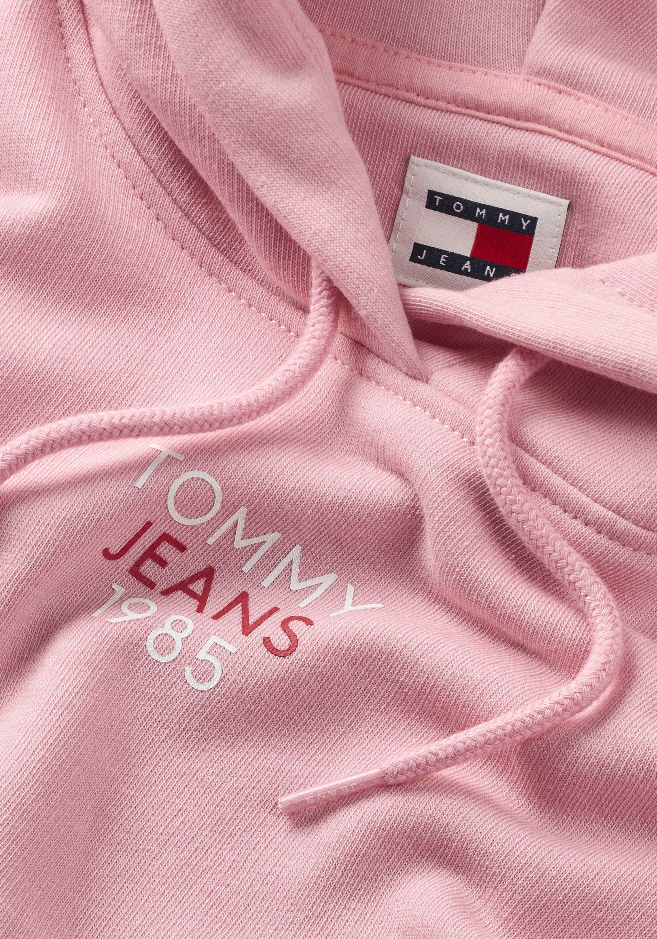 RLX LOGO1 TJW HOOD Ballet_Pink Stickerei Jeans Markenlabel mit EXT ESSENTIAL Kapuzensweatshirt Tommy