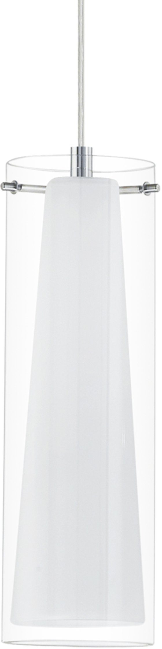 EGLO Hängeleuchte PINTO Pendellampe, E27, IP20, Stahl und Glas, Esstischlam günstig online kaufen