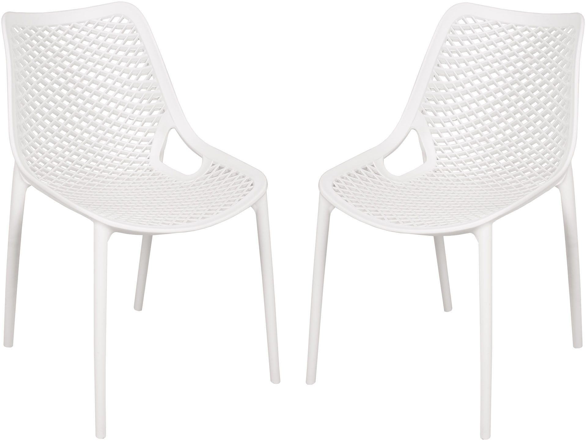 Garden Pleasure Stapelstuhl TEANA (Set, 2 St), gefertigt ohne Verschraubungen