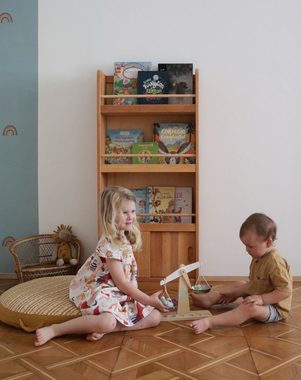 BioKinder - Das gesunde Kinderzimmer Bücherregal Paula, mit Schiebetüren