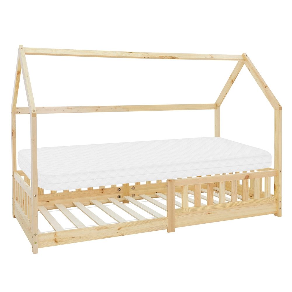 ML-DESIGN Spielbett Hausbett Kinderbett inkl. Lattenrost günstig online kaufen