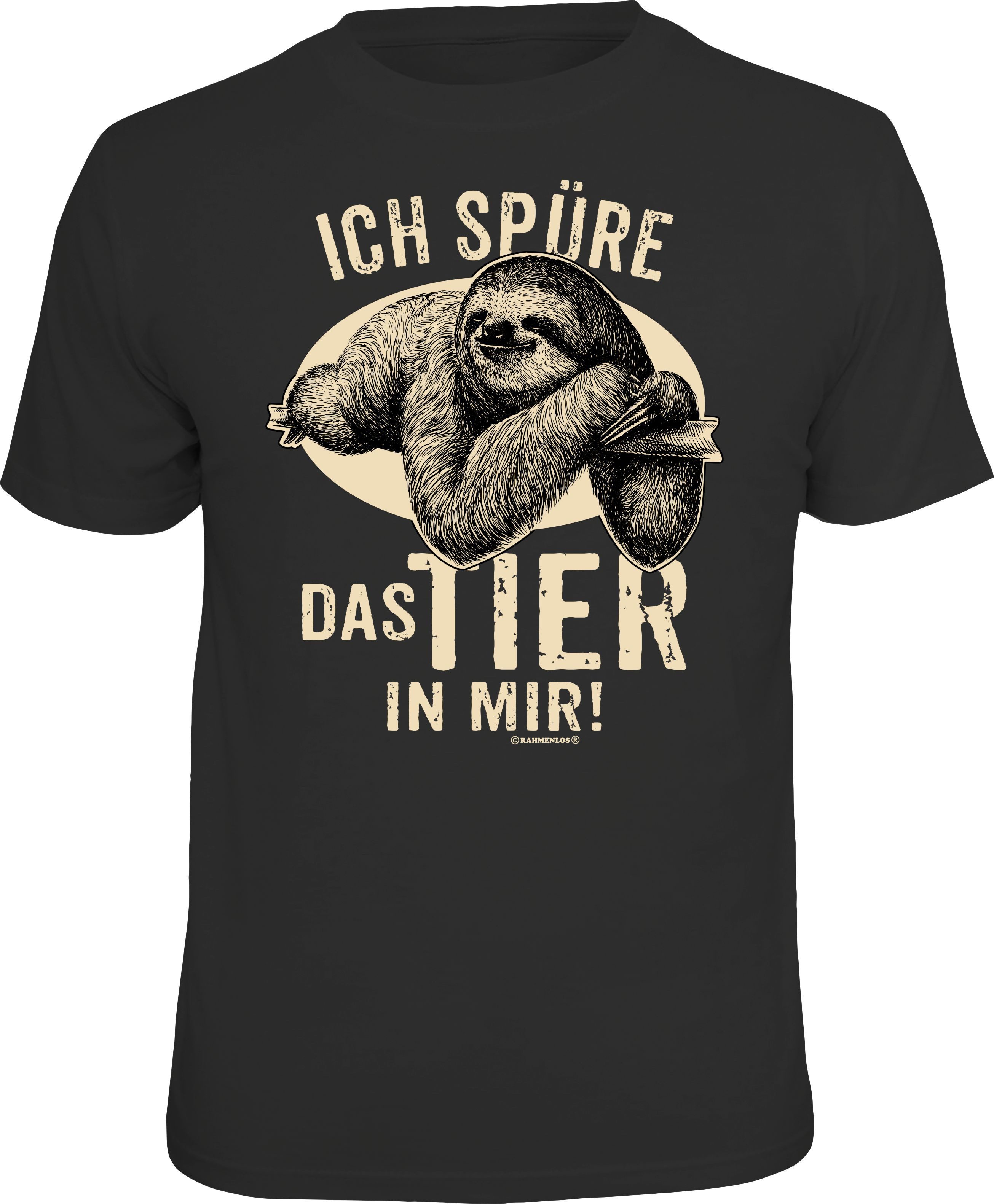 T-Shirt für Couch Potatoes: Ich spüre das Tier in mir!