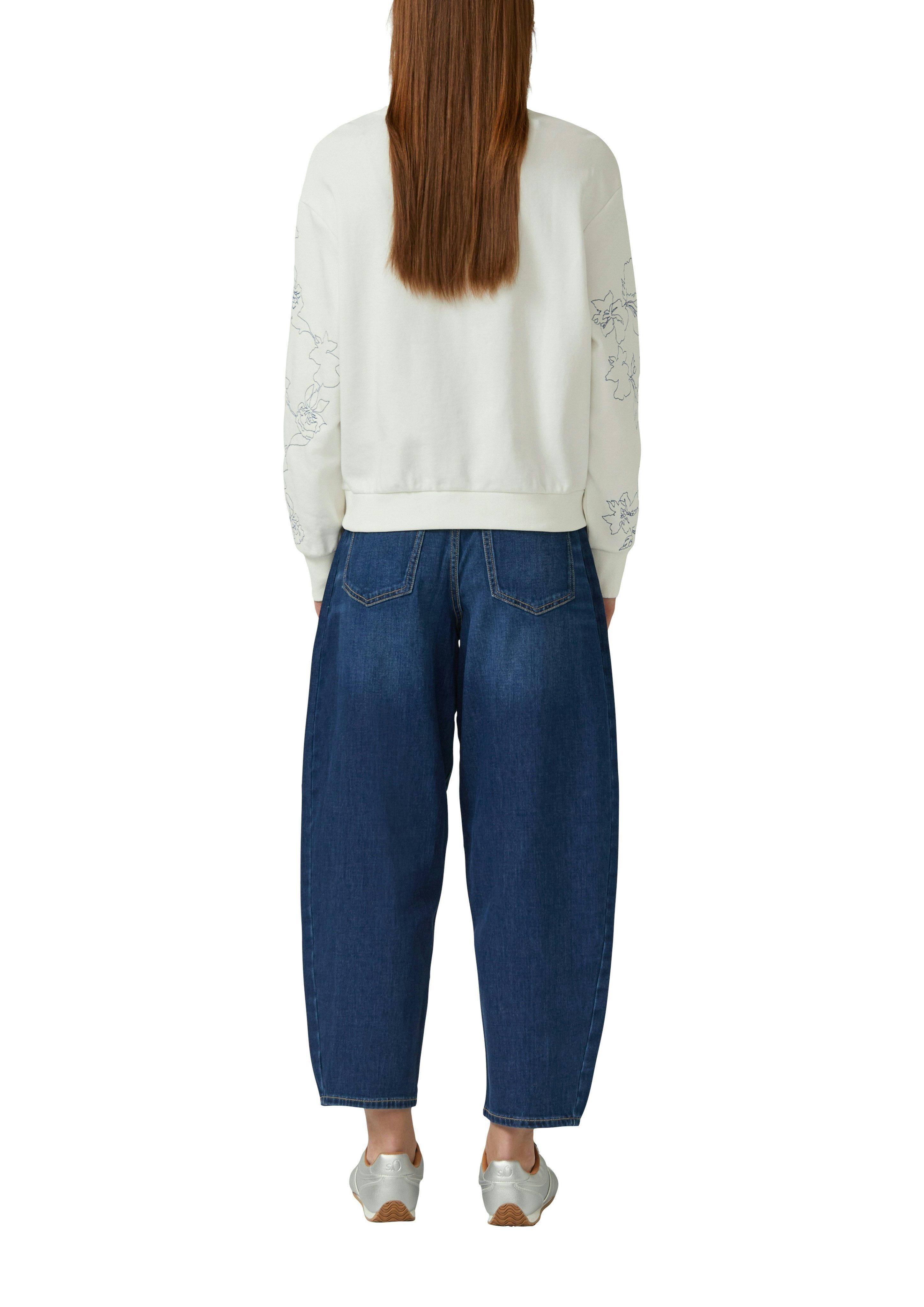 s.Oliver Sweater mir floraler Stickerei – Bild 2 von 4
