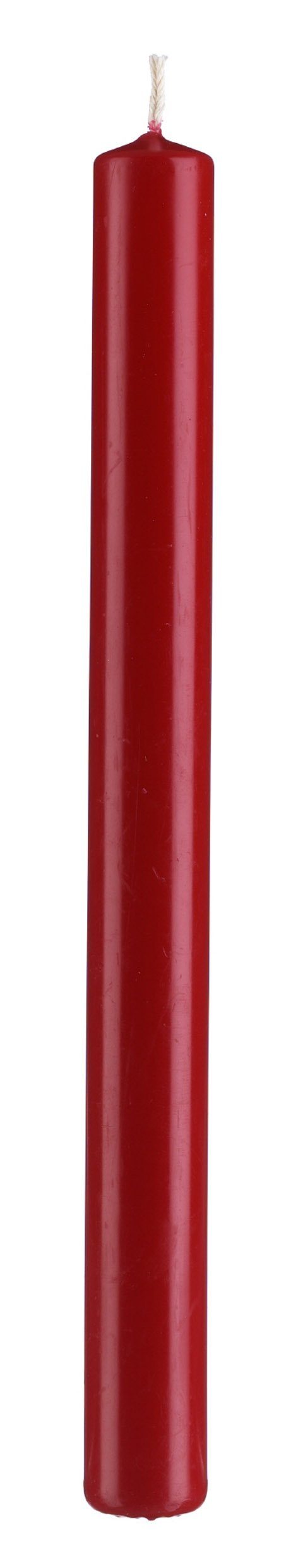 Kopschitz Kerzen Tafelkerze Stabkerzen Weihnachtsrot Erdbeere 250 x Ø 22 mm