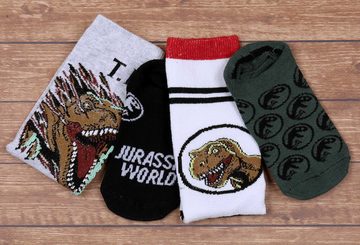 Sarcia.eu Haussocken Jurassic World Set Jungensocken, lange Socken, Fußsocken 4 Paar