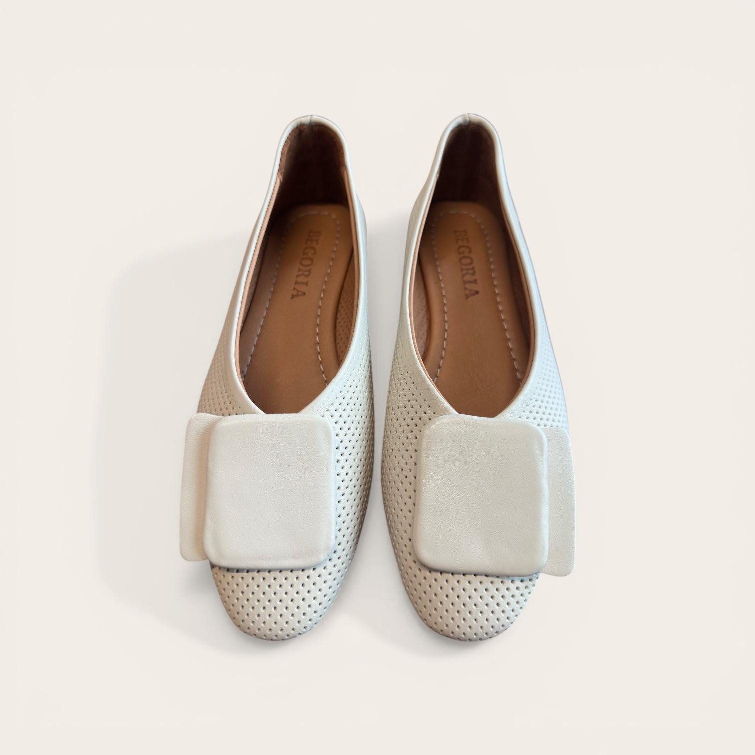 Begoria Begoria Snake - Exquisite Leder-Ballerinas mit Schlangenmuster Ballerina – Bild 3 von 4