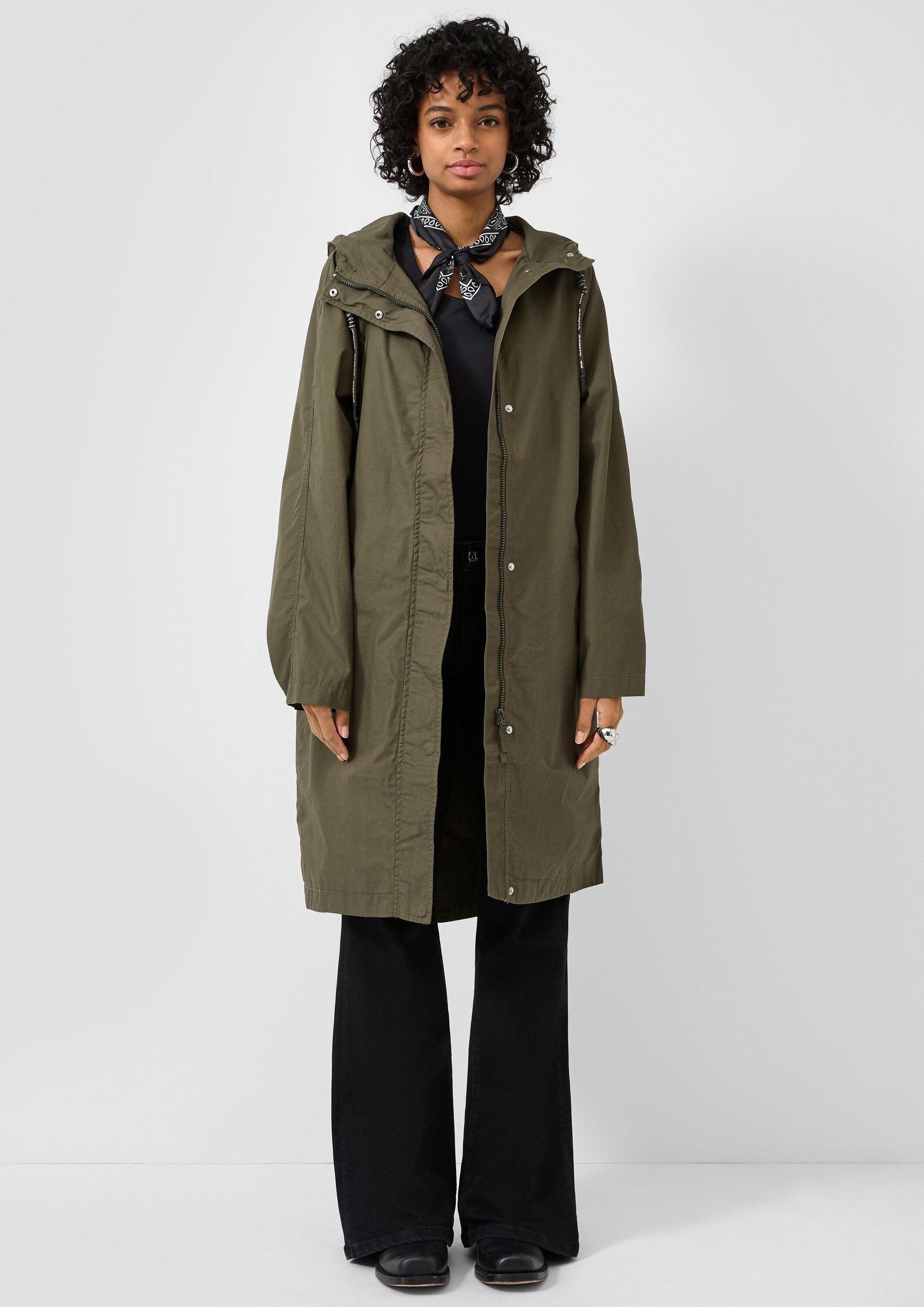 QS Funktionsmantel Outdoor-Mantel Baumwollparka