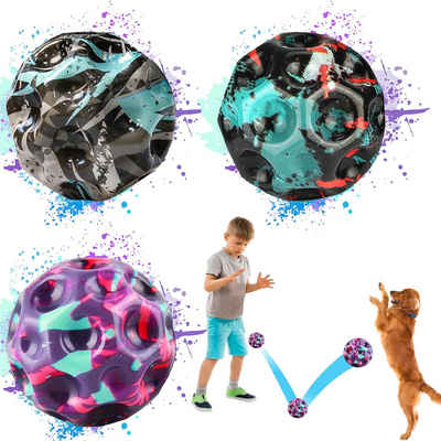Cbei Spielball Spielball Jump Ball Bounce-Loch-Ball 3 Stück 7cm,Space Ball Moonball (Für drinnen und draußen), Der Ball hat eine perfekte Größe und ein leichtes Design.