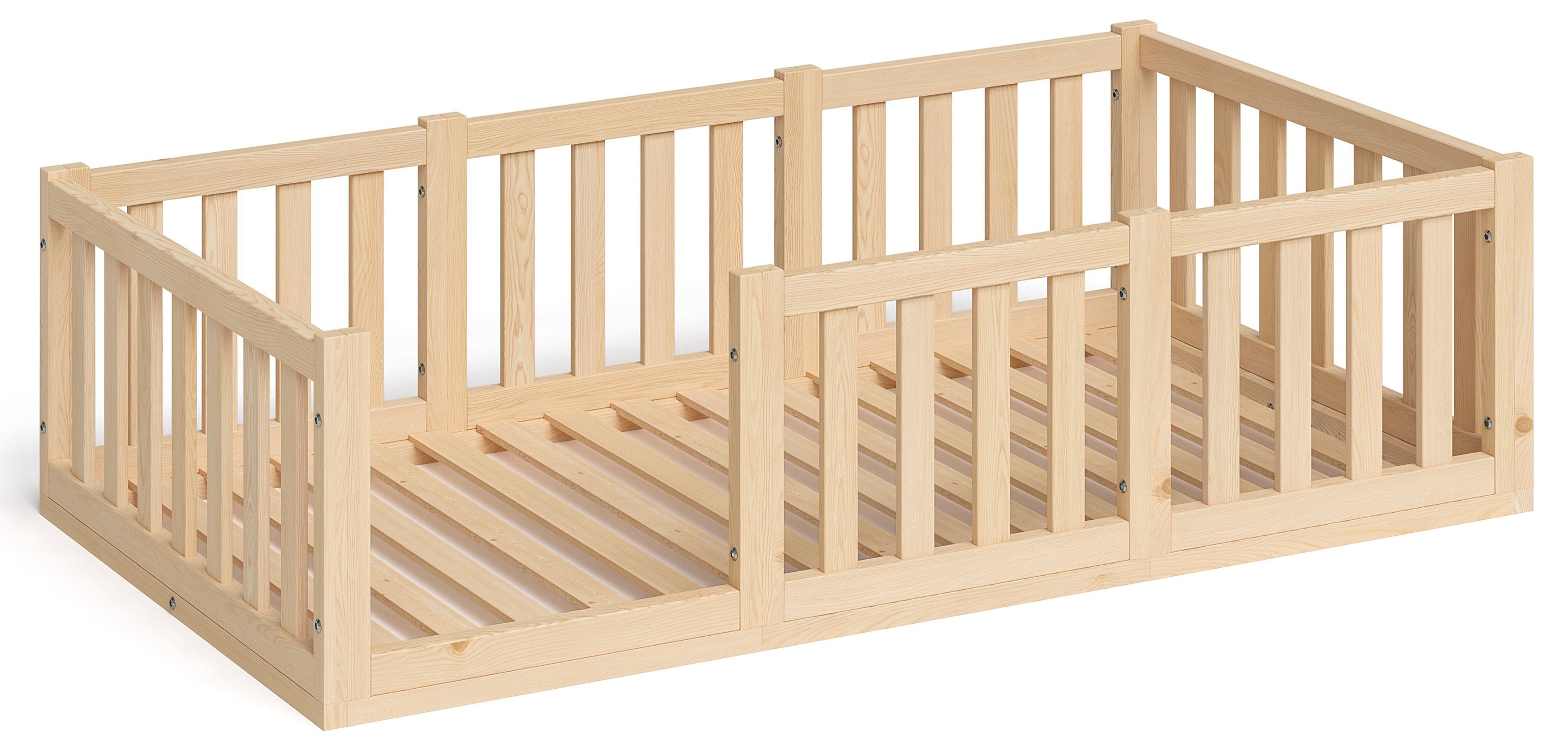 Bellabino Kinderbett Tapi (Bodenbett mit Rausfallschutz günstig online kaufen