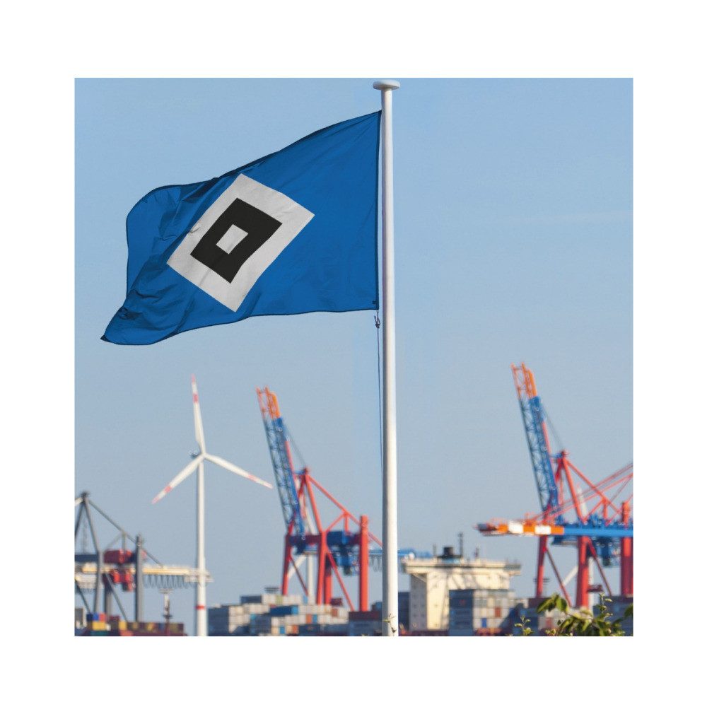 HSV Fahne Hamburger SV Fahne HSV Fahne 'Schrebergarten'