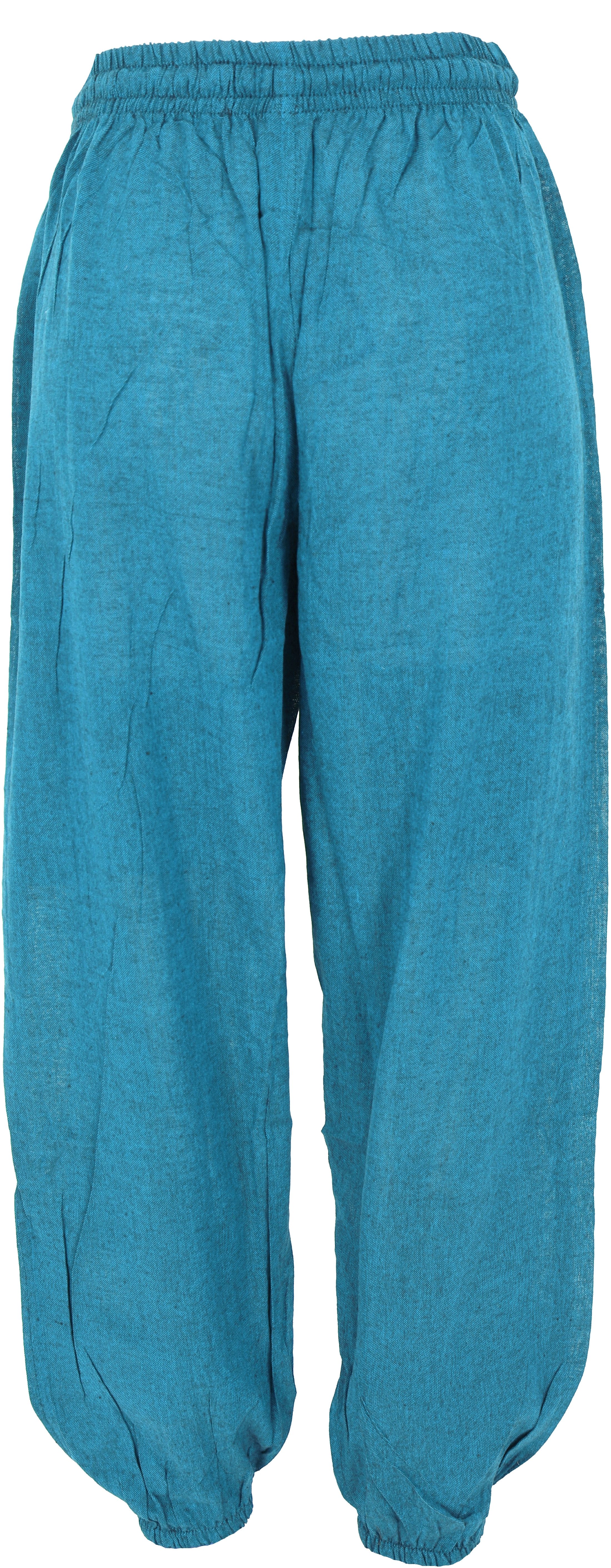 Guru-Shop Relaxhose Yogahose, Unisex-Baumwoll-Goa-Hose mit Druck -.. Goa Style, Retro, alternative Bekleidung